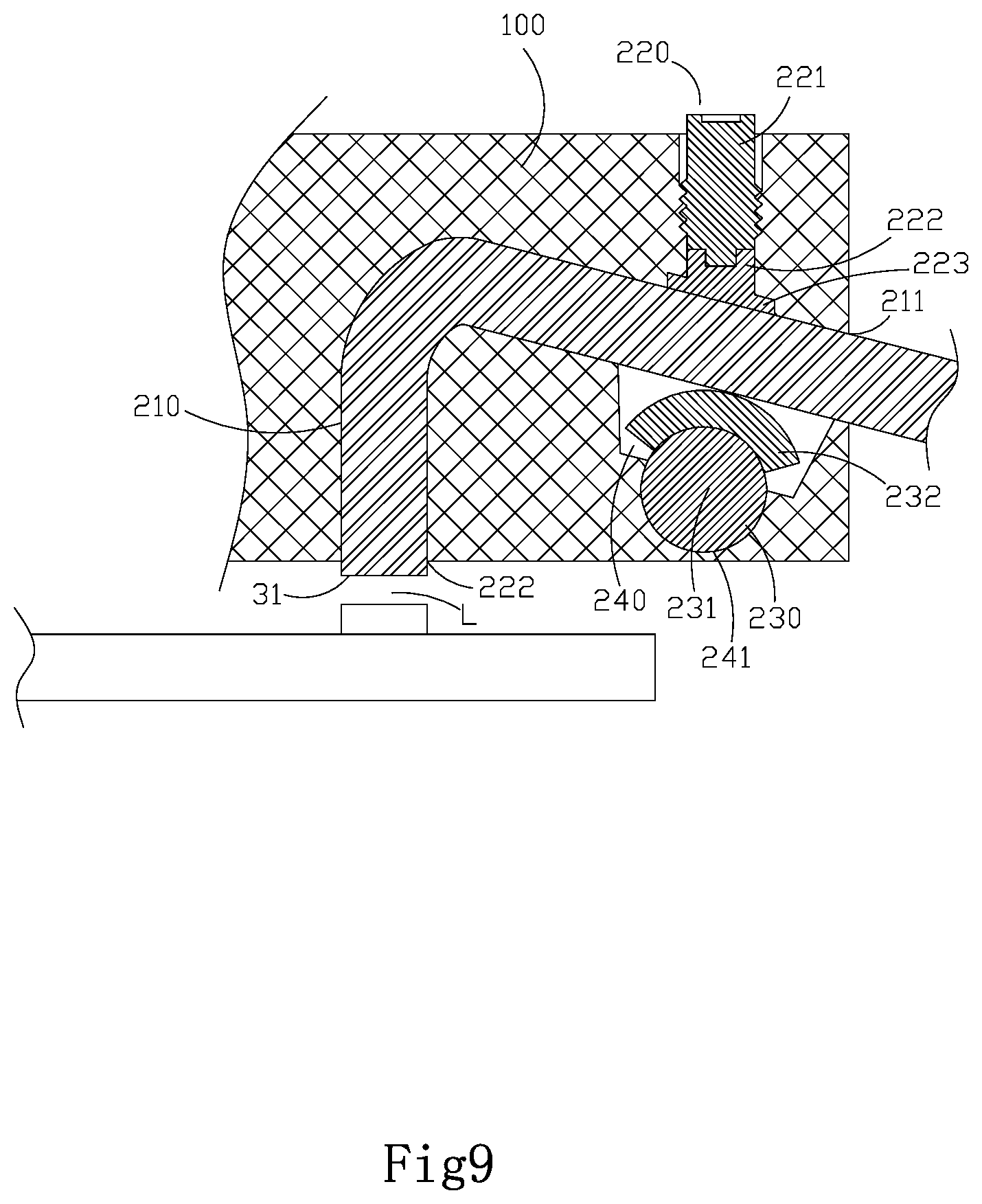 Patent US12105334 Figure 9 – Optical fiber signal direct guided optical module