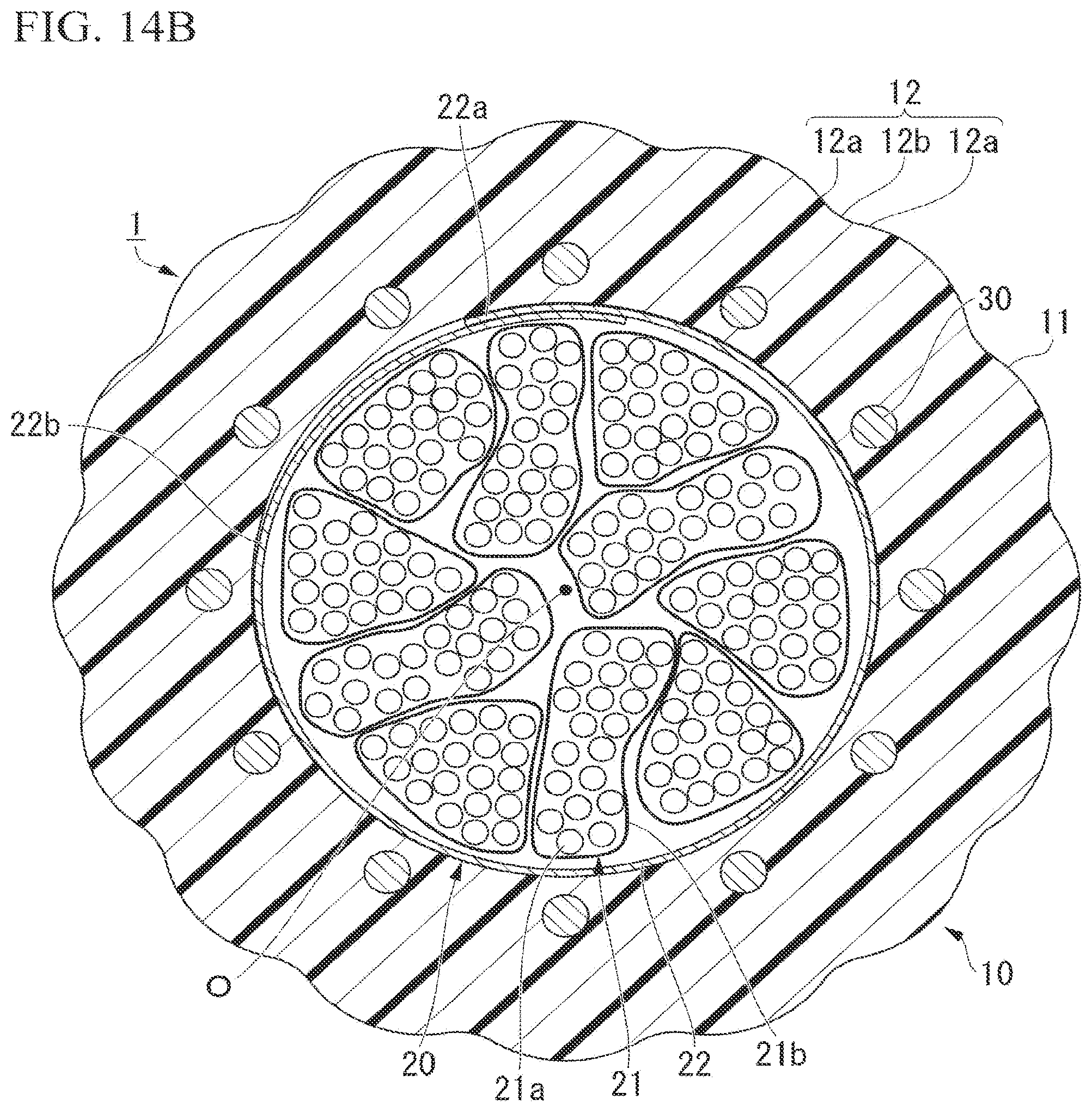 Patent US12105335 Figure 17 – Optical fiber cable