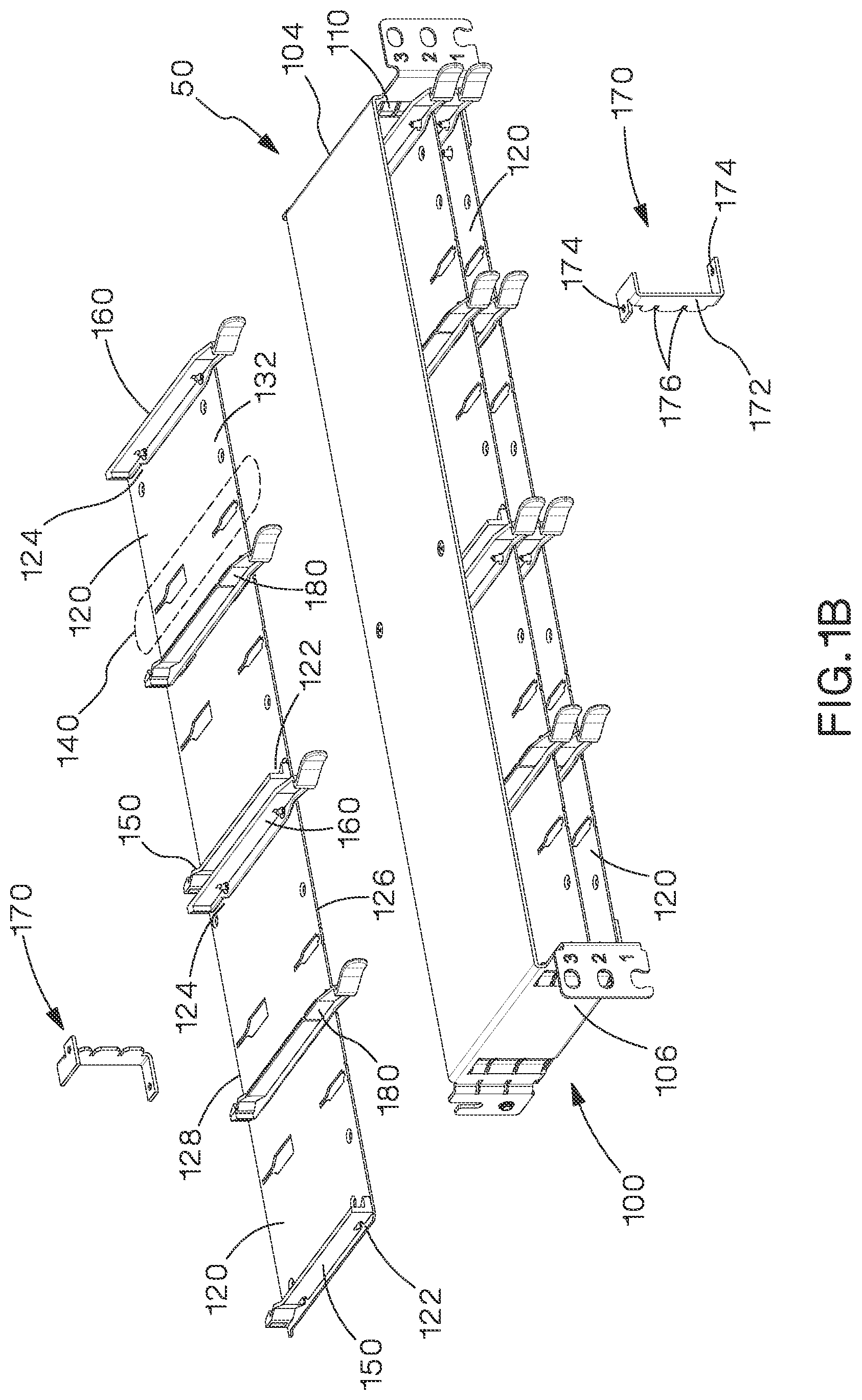 Patent US12105338 Figure 2 – Modular fiber optic tray