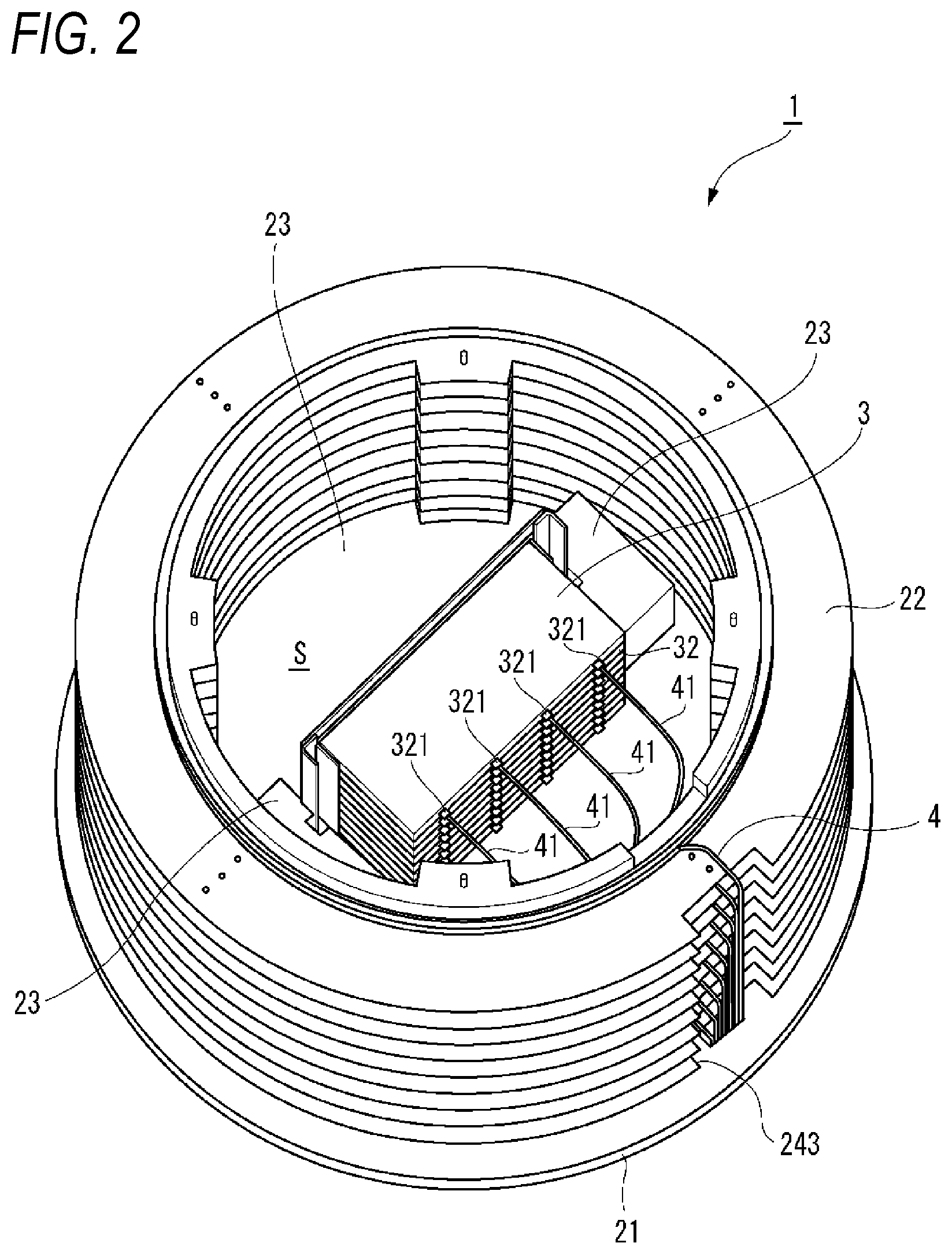 Patent US12105339 Figure 2 – Wiring module, frame body for wiring module, and forming method for forming wiring module