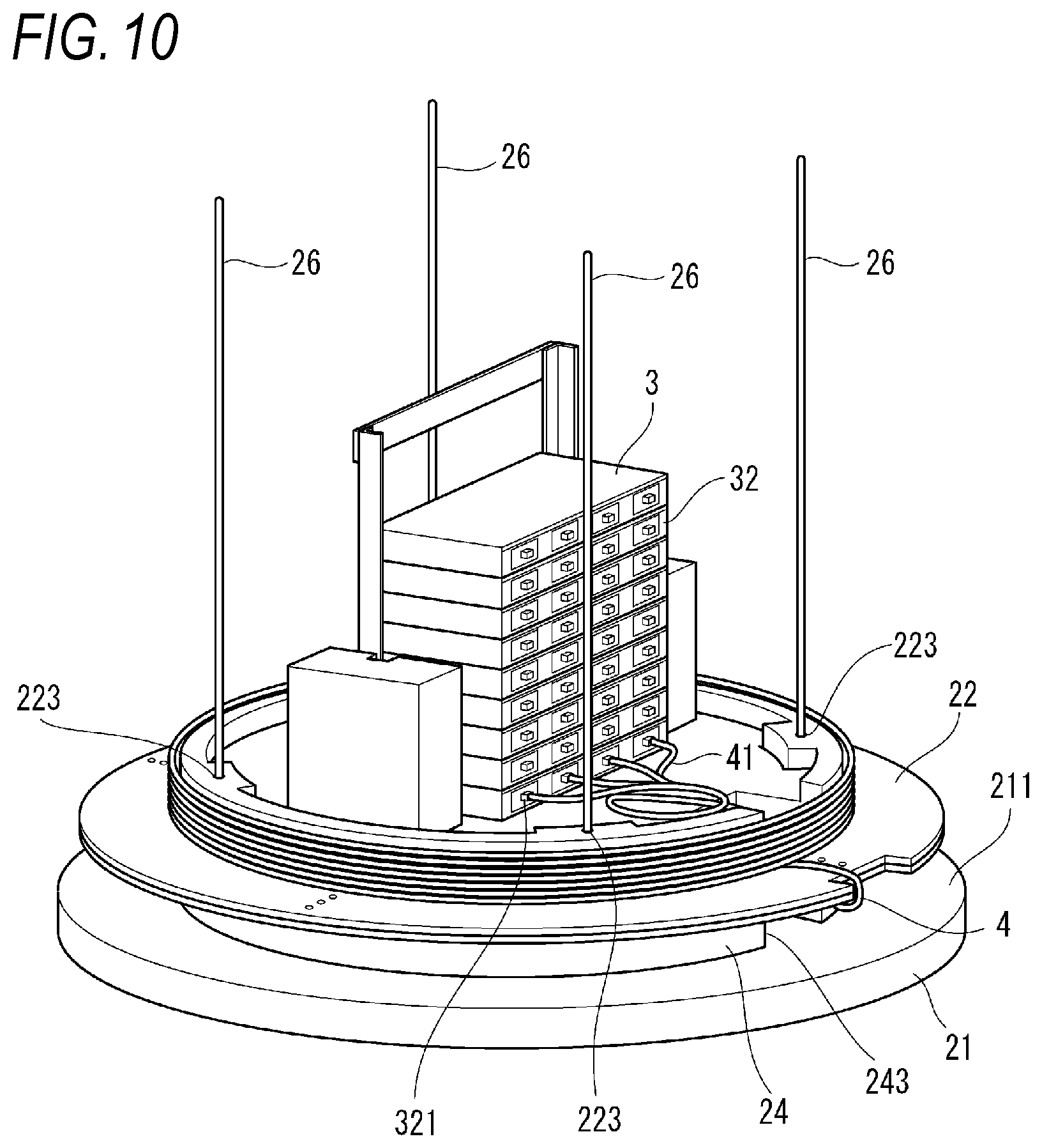 Patent US12105339 Figure 10 – Wiring module, frame body for wiring module, and forming method for forming wiring module