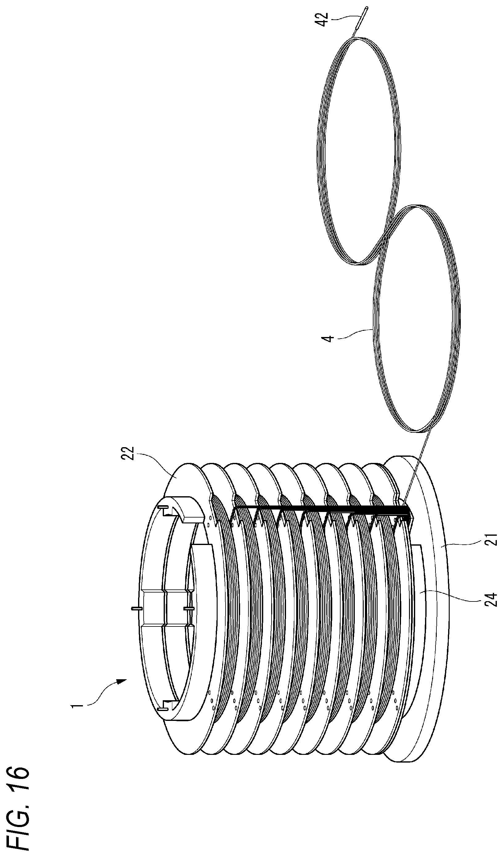 Patent US12105339 Figure 16 – Wiring module, frame body for wiring module, and forming method for forming wiring module