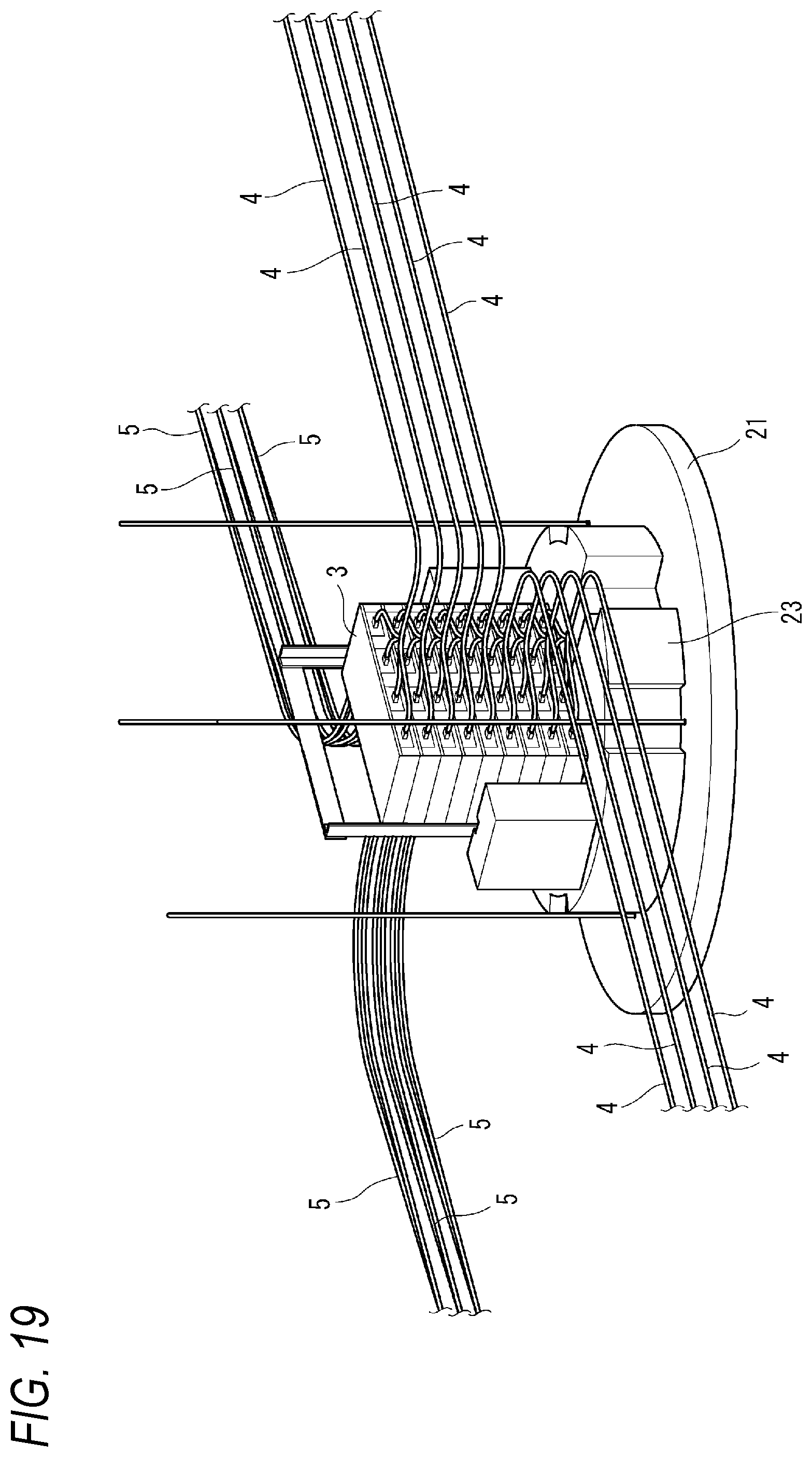 Patent US12105339 Figure 19 – Wiring module, frame body for wiring module, and forming method for forming wiring module