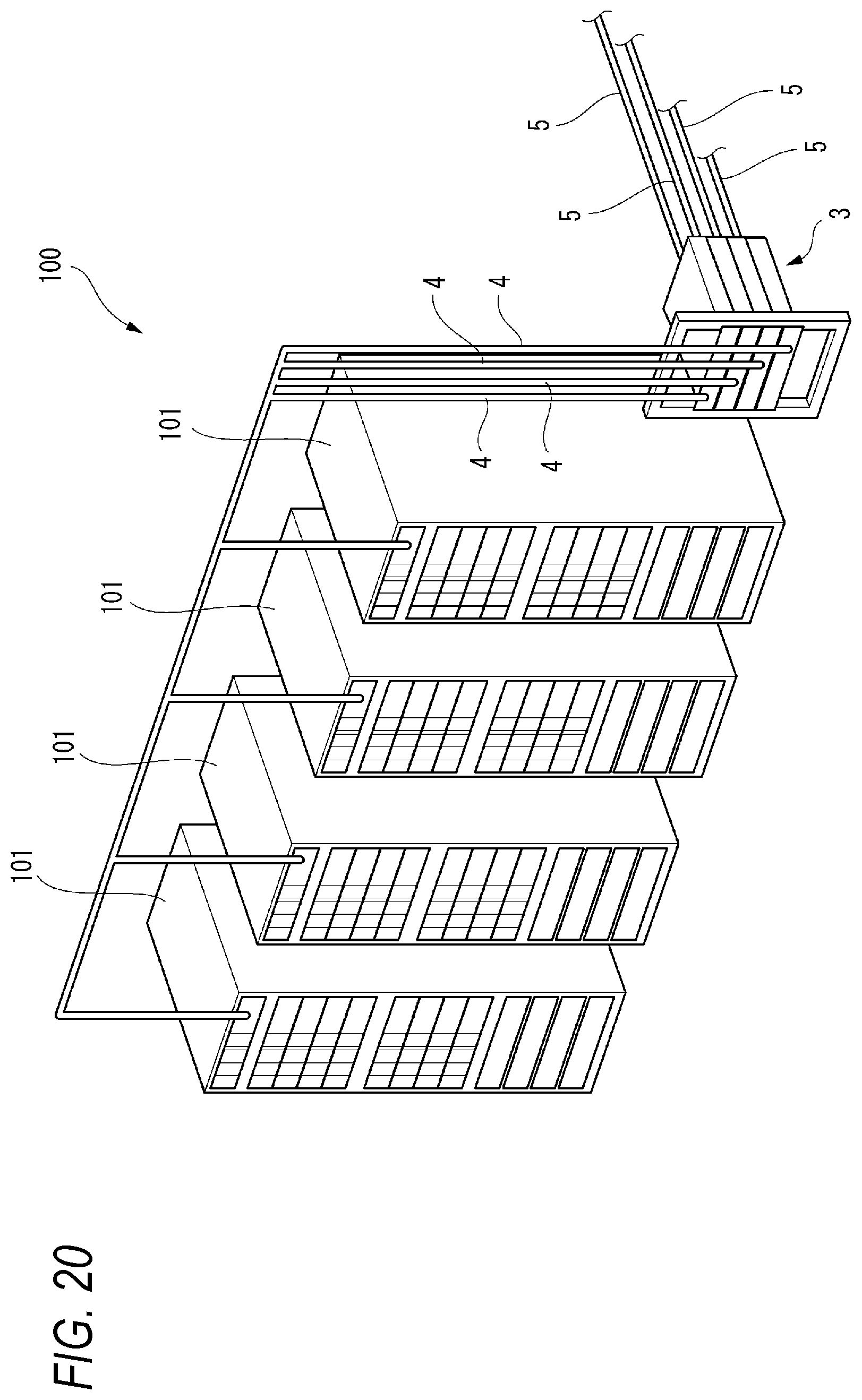 Patent US12105339 Figure 20 – Wiring module, frame body for wiring module, and forming method for forming wiring module
