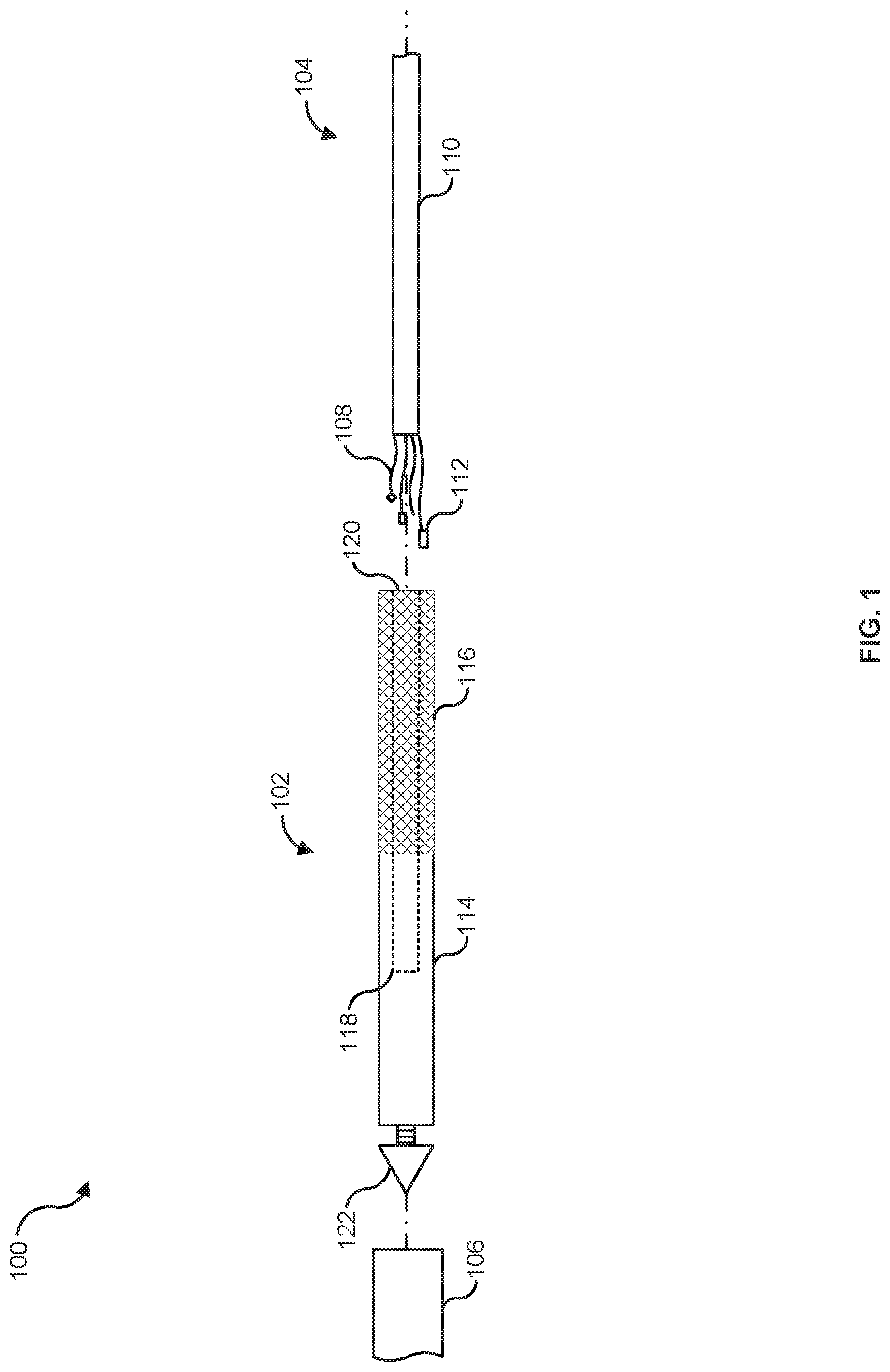Patent US12105340 — Cable installation using parachute — Figure 1