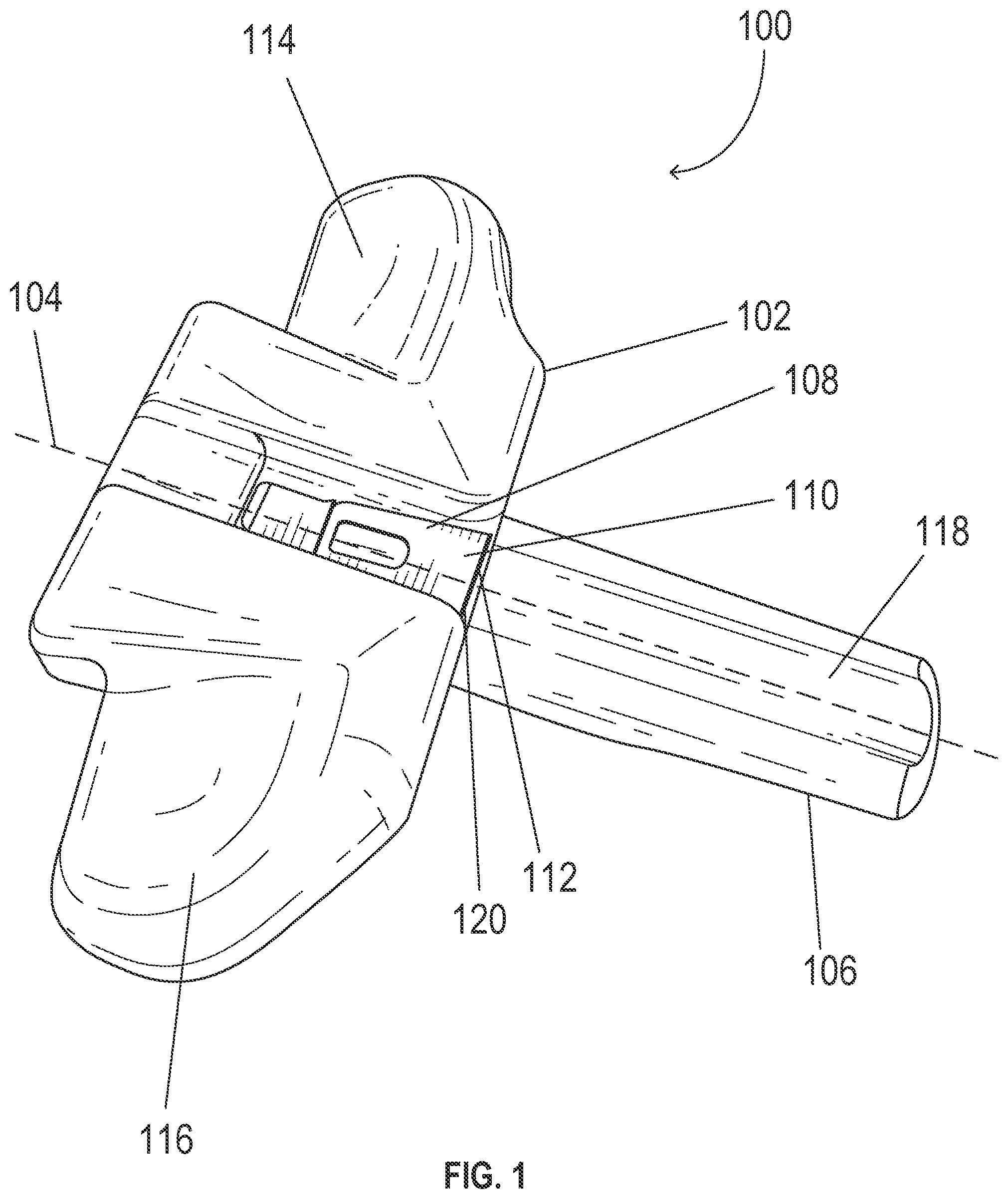 Patent US12105341 Figure 1 – Handheld tool for removing a wire from within an optical cable