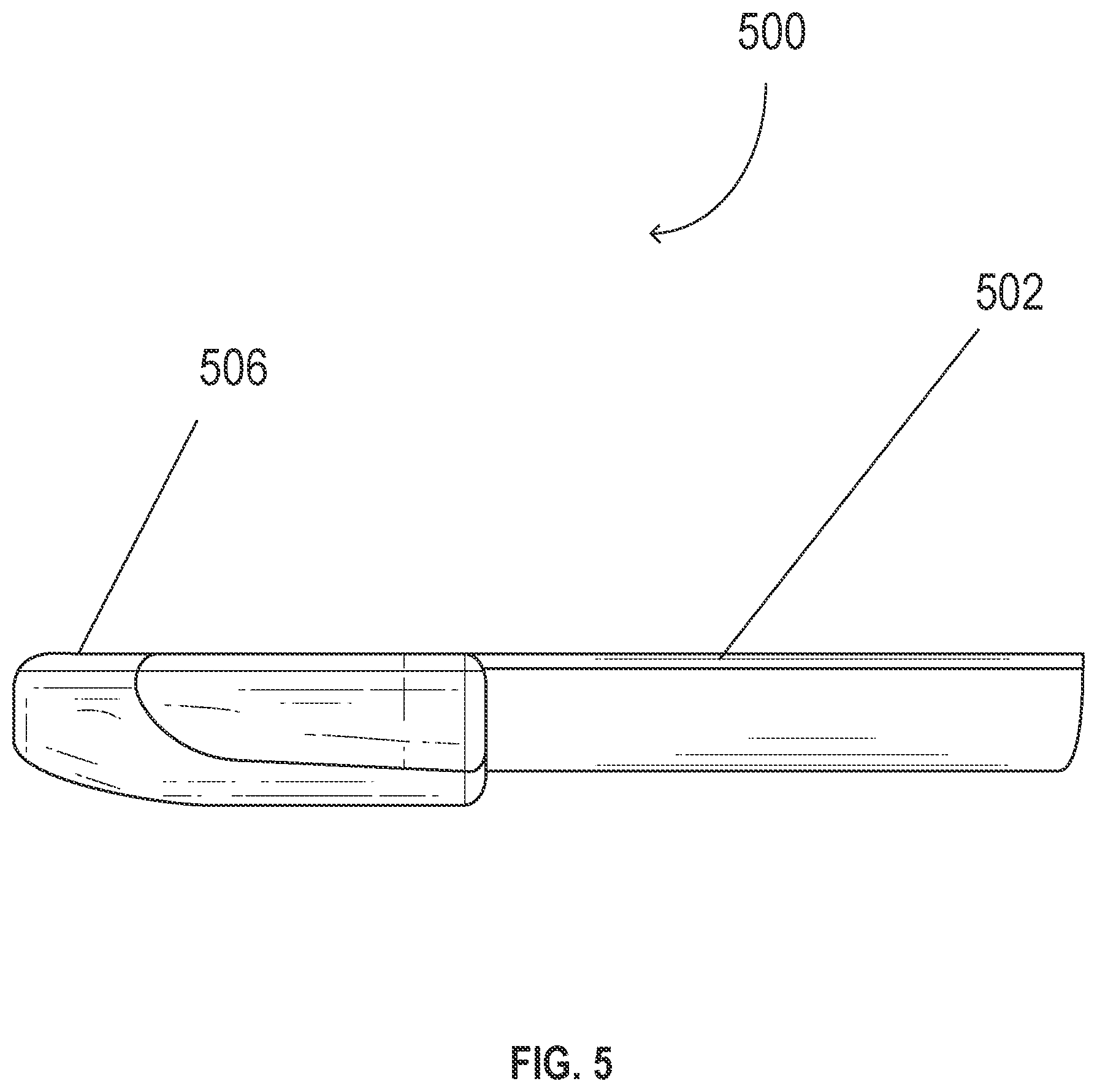 Patent US12105341 Figure 4 – Handheld tool for removing a wire from within an optical cable