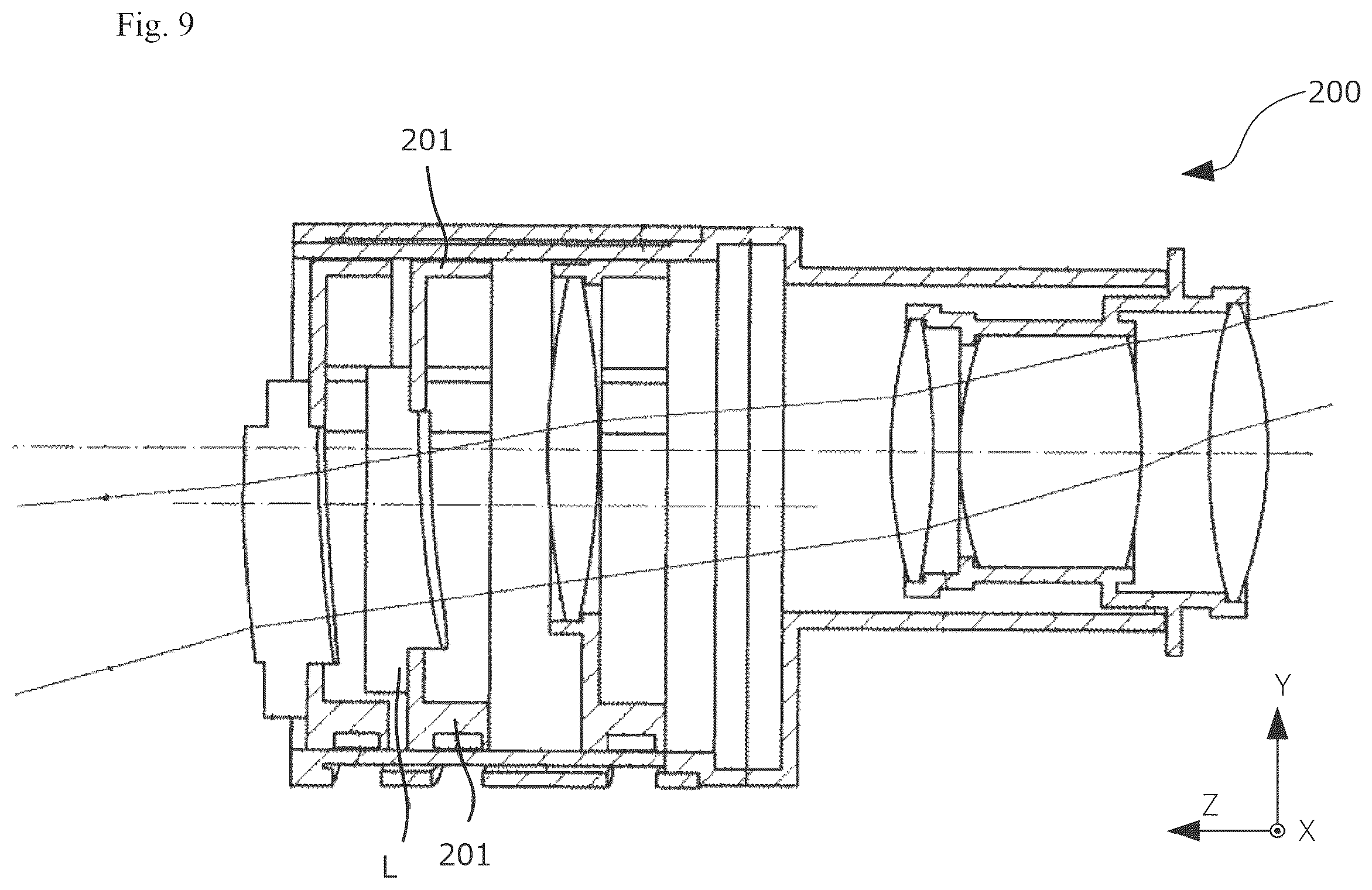 Patent US12105344 Figure 8 – Lens barrel and image projection apparatus