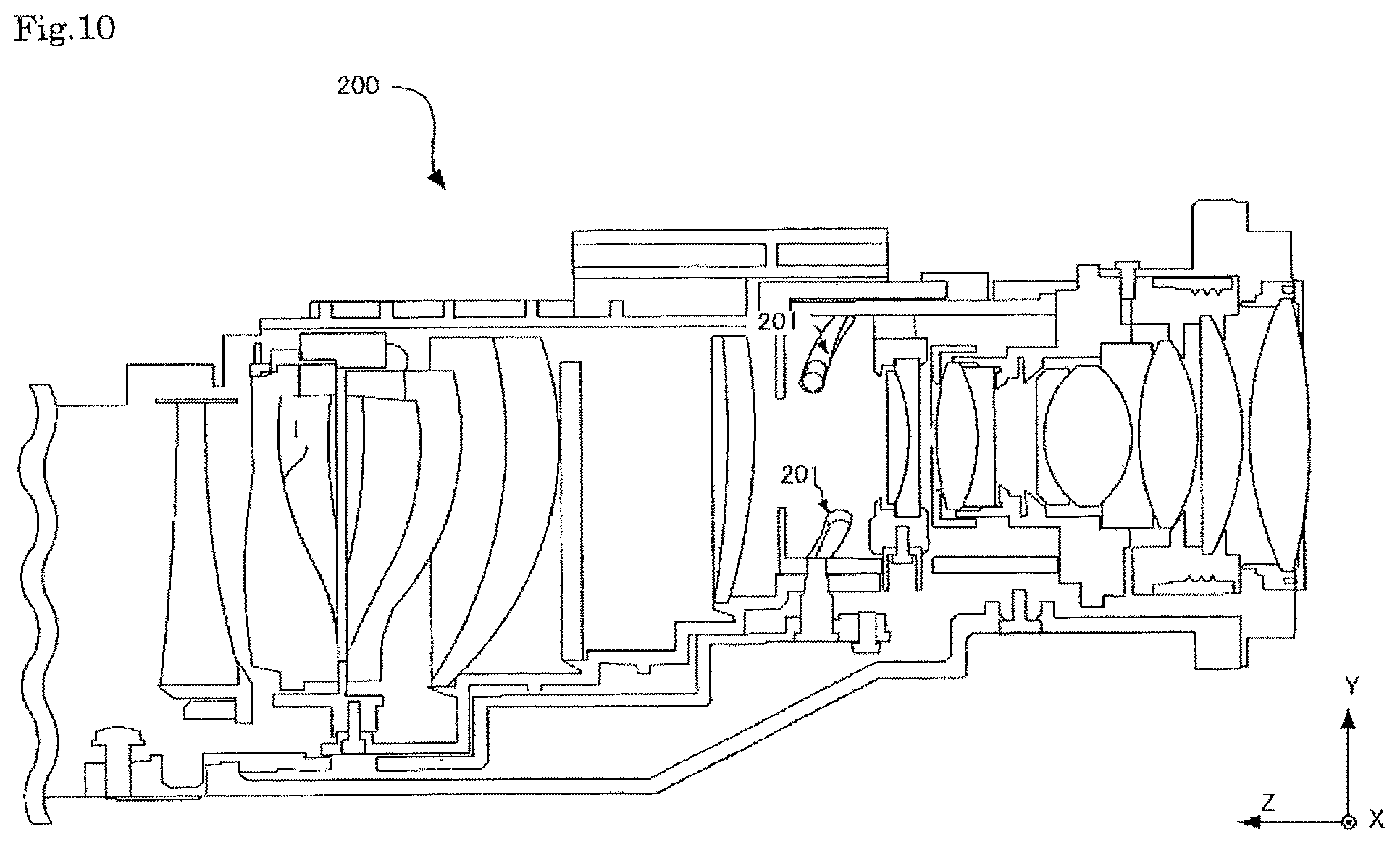 Patent US12105344 Figure 9 – Lens barrel and image projection apparatus