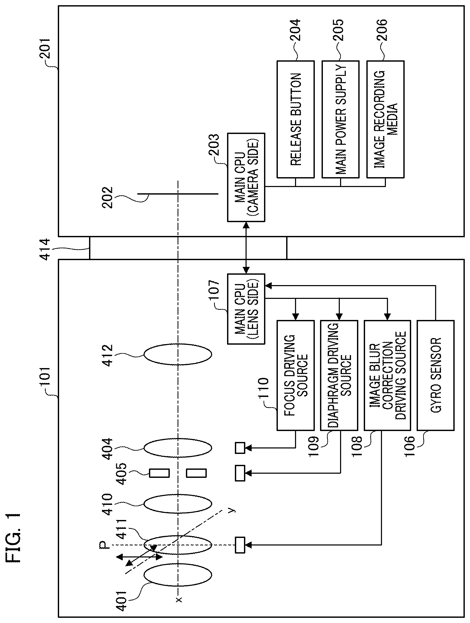 Patent US12105347 Figure 1 – Optical apparatus