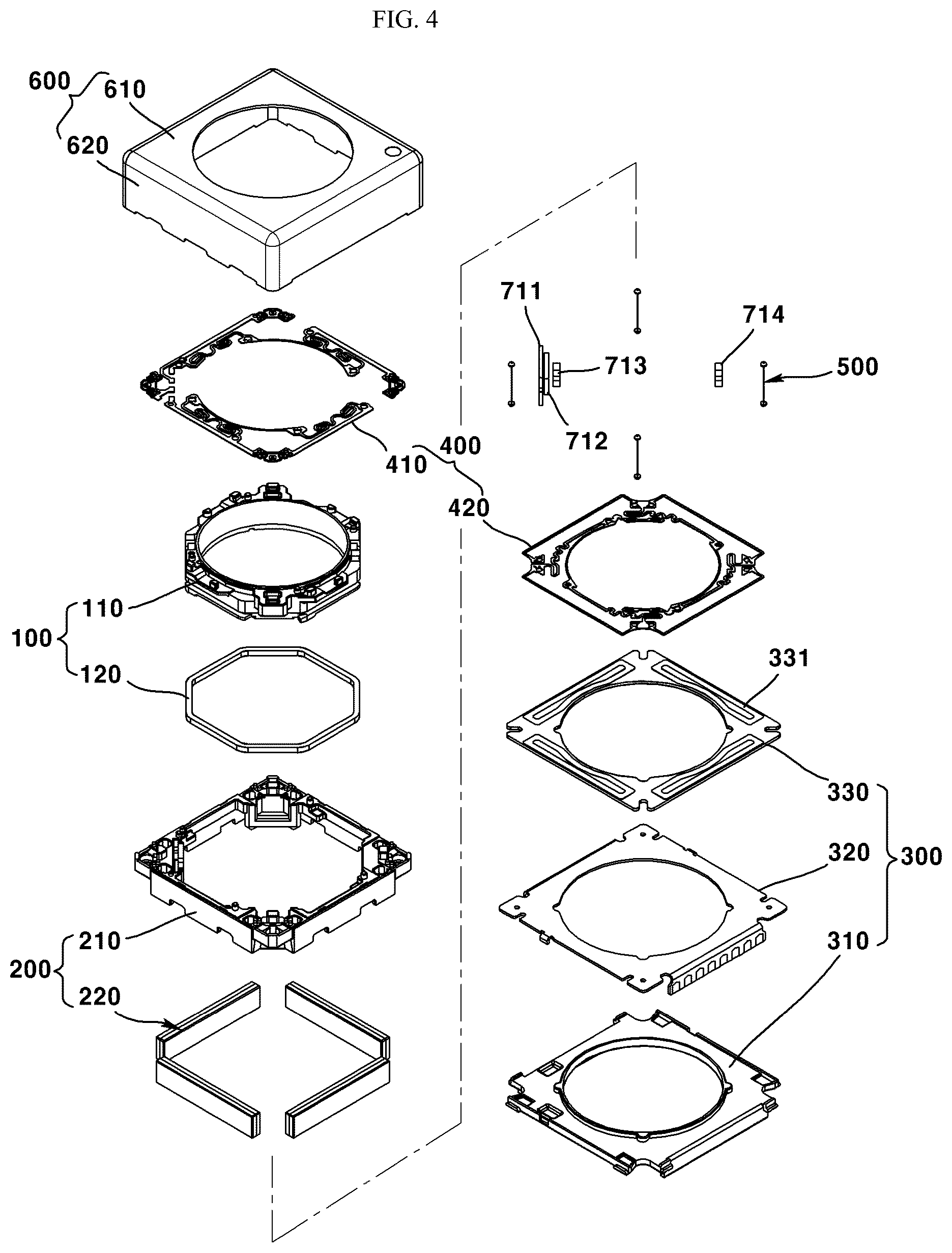 Patent US12105348 Figure 3 – Lens driving device and camera device