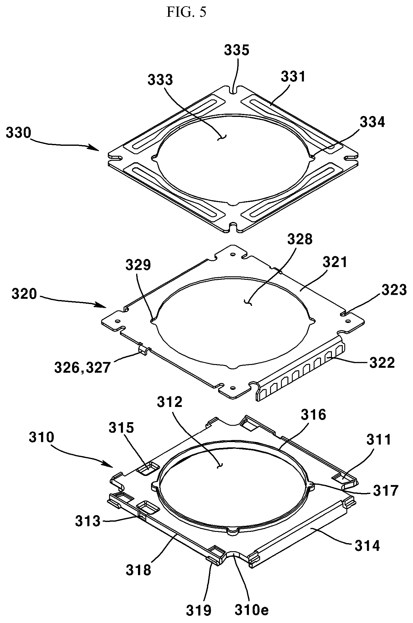 Patent US12105348 Figure 4 – Lens driving device and camera device