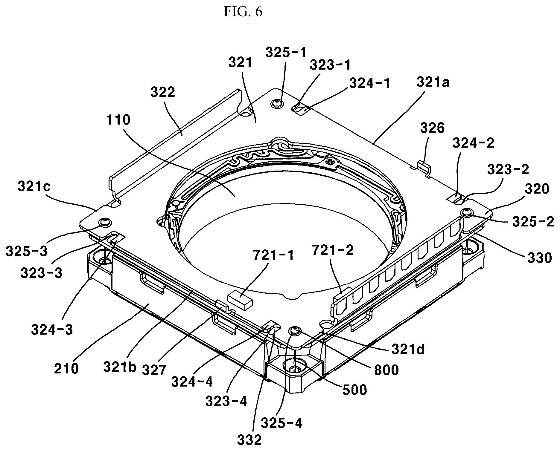 Patent US12105348 Figure 5 – Lens driving device and camera device