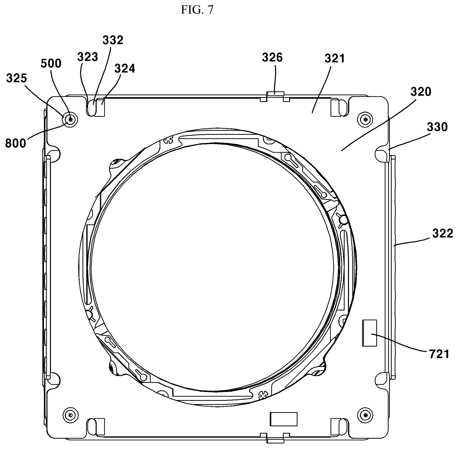 Patent US12105348 Figure 6 – Lens driving device and camera device