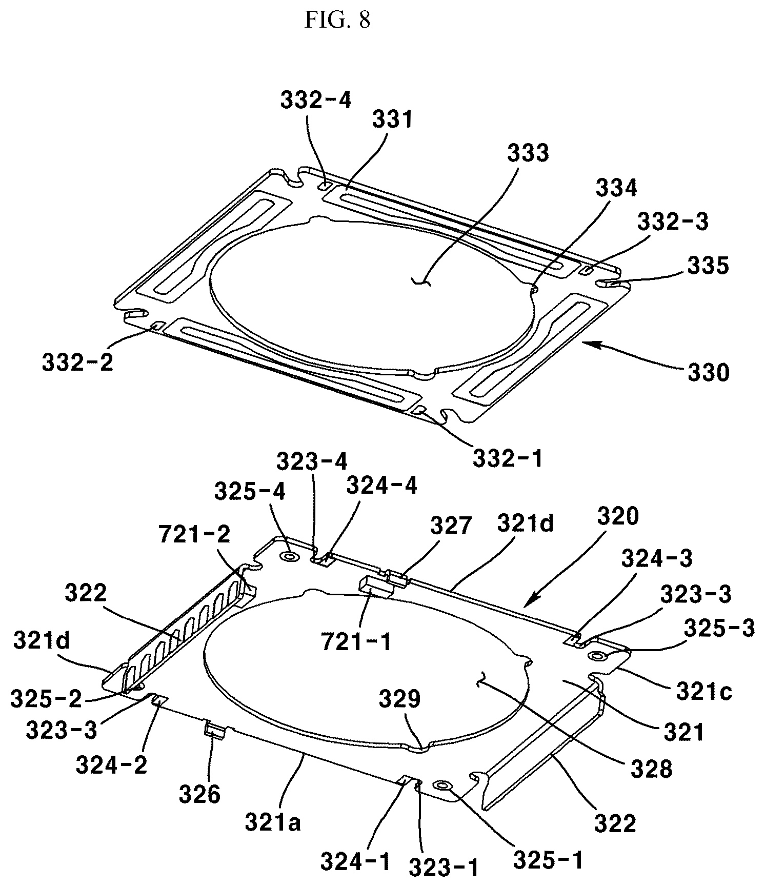 Patent US12105348 Figure 7 – Lens driving device and camera device