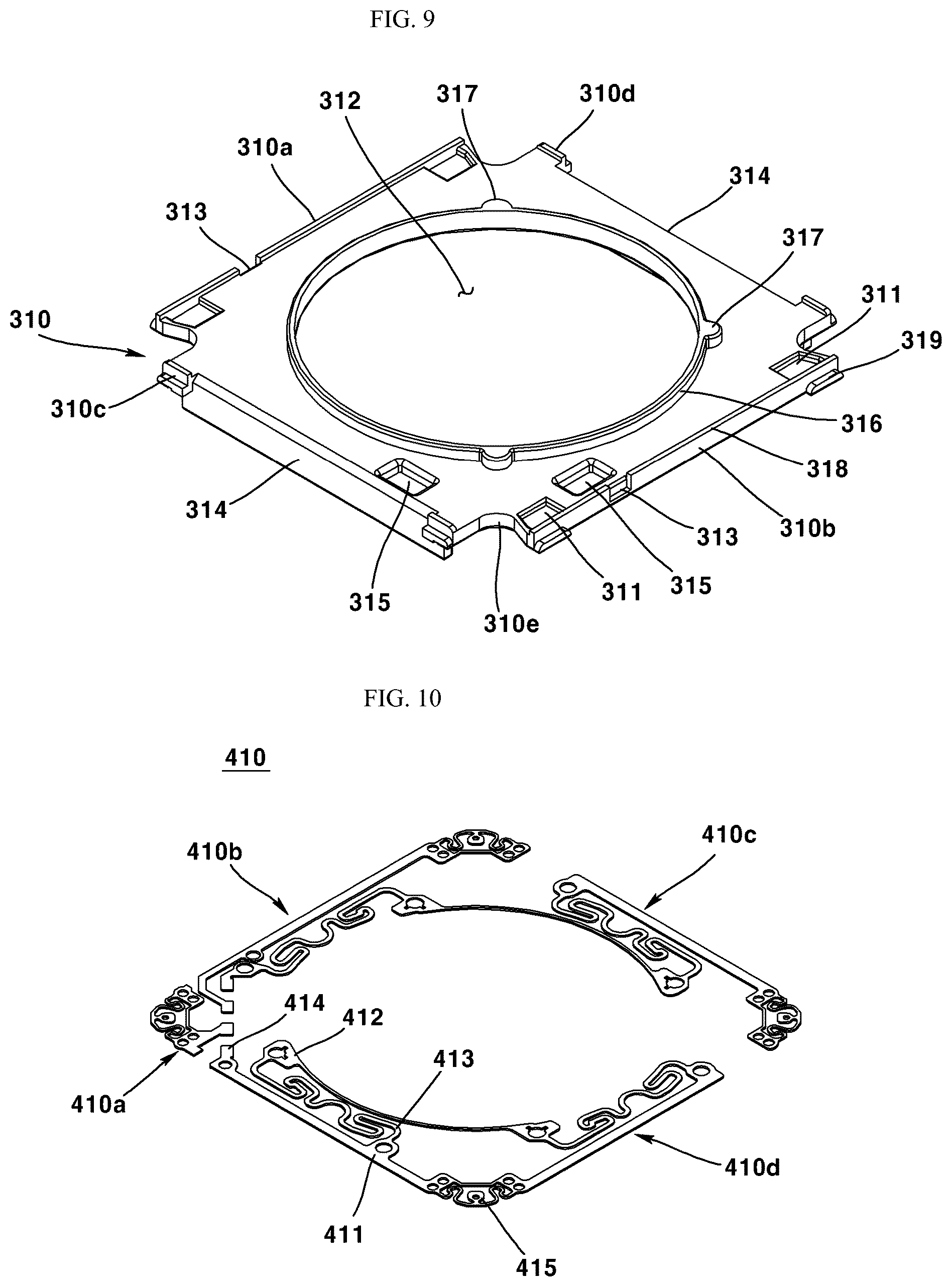 Patent US12105348 Figure 8 – Lens driving device and camera device