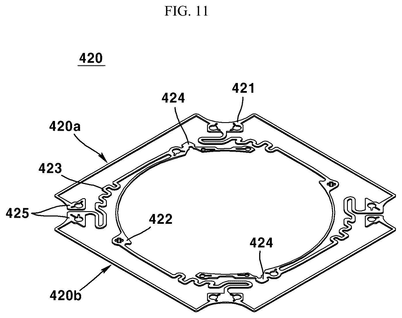 Patent US12105348 Figure 9 – Lens driving device and camera device