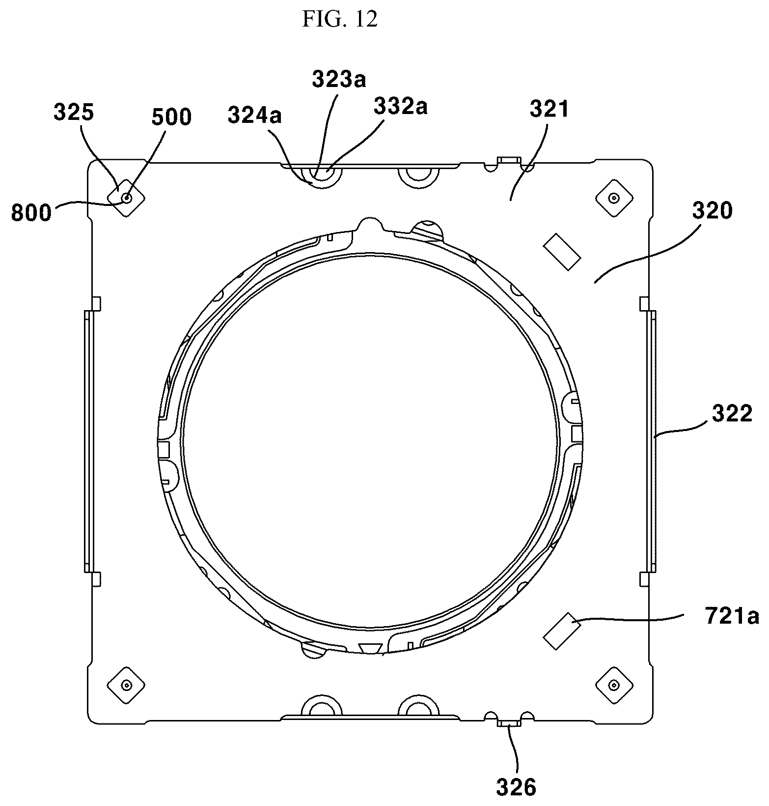 Patent US12105348 Figure 10 – Lens driving device and camera device