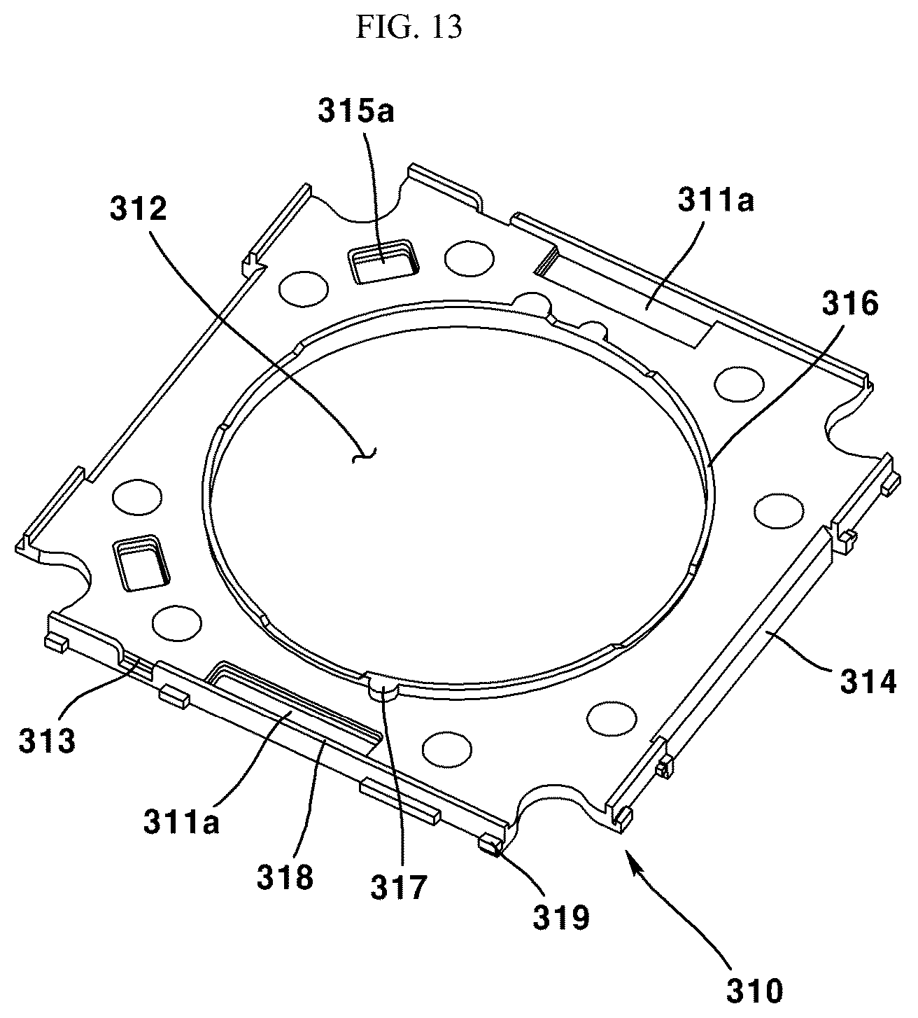 Patent US12105348 Figure 11 – Lens driving device and camera device