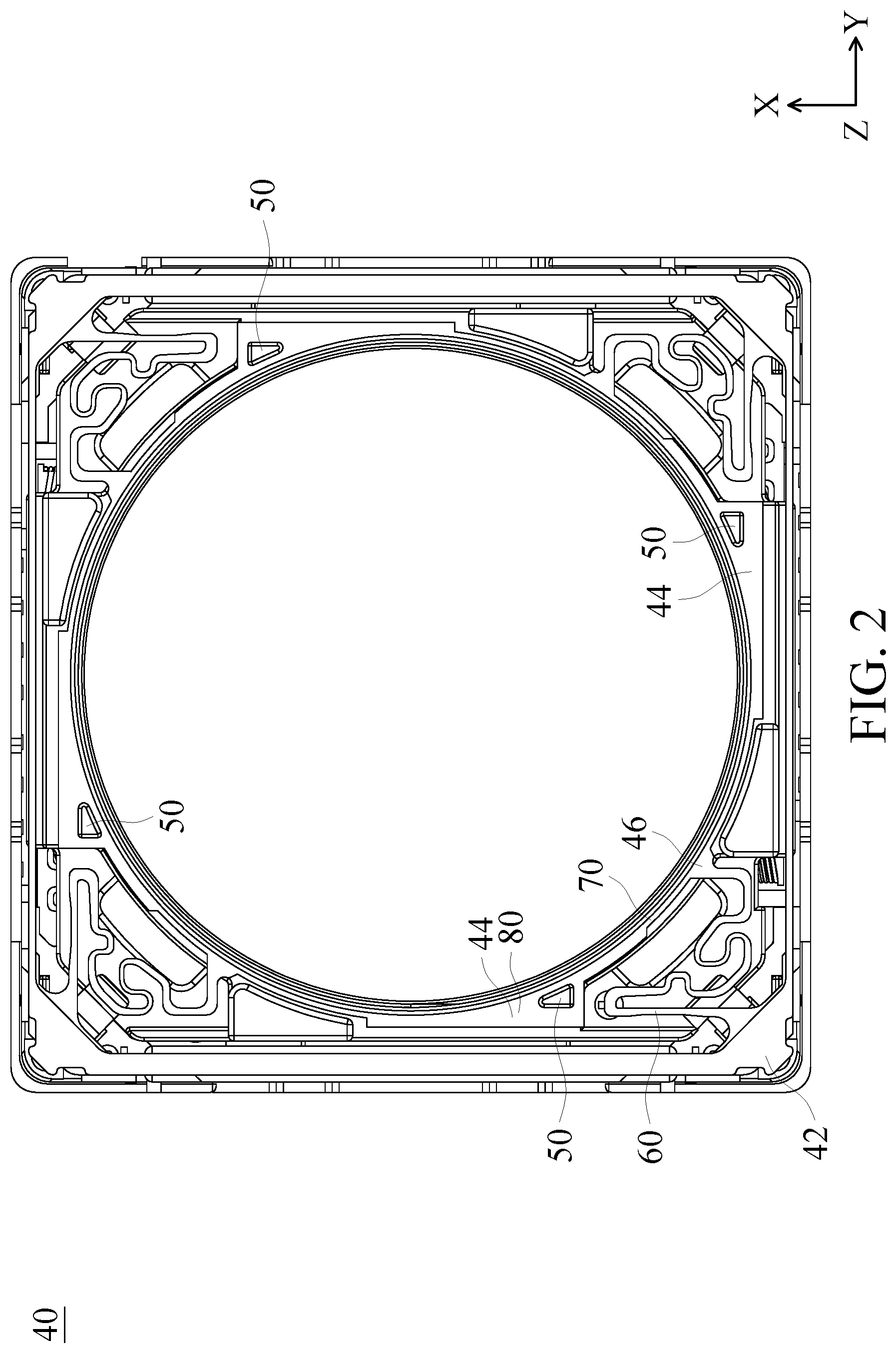 Patent US12105349 Figure 2 – Optical driving mechanism