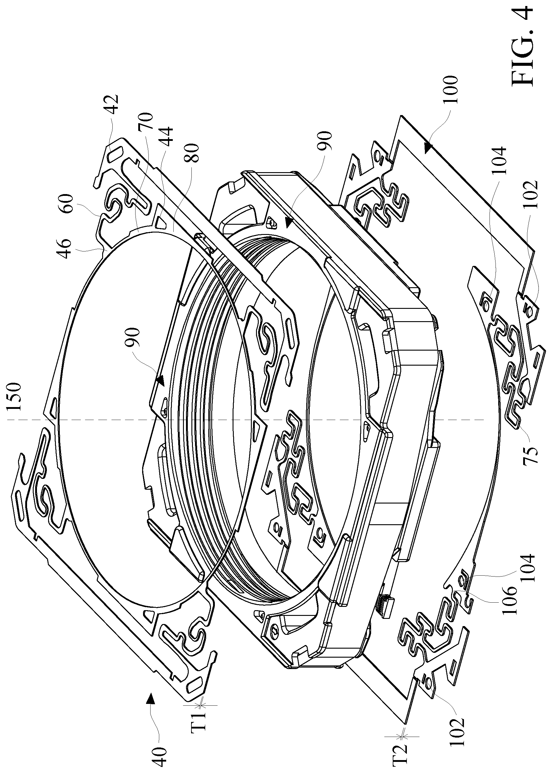 Patent US12105349 Figure 4 – Optical driving mechanism