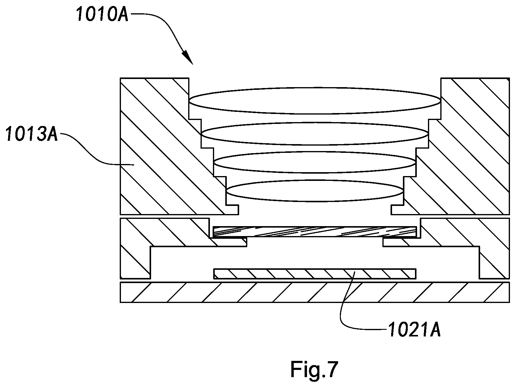 Patent US12105350 Figure 7 – Adjustable optical lens and camera module and manufacturing method and applications thereof