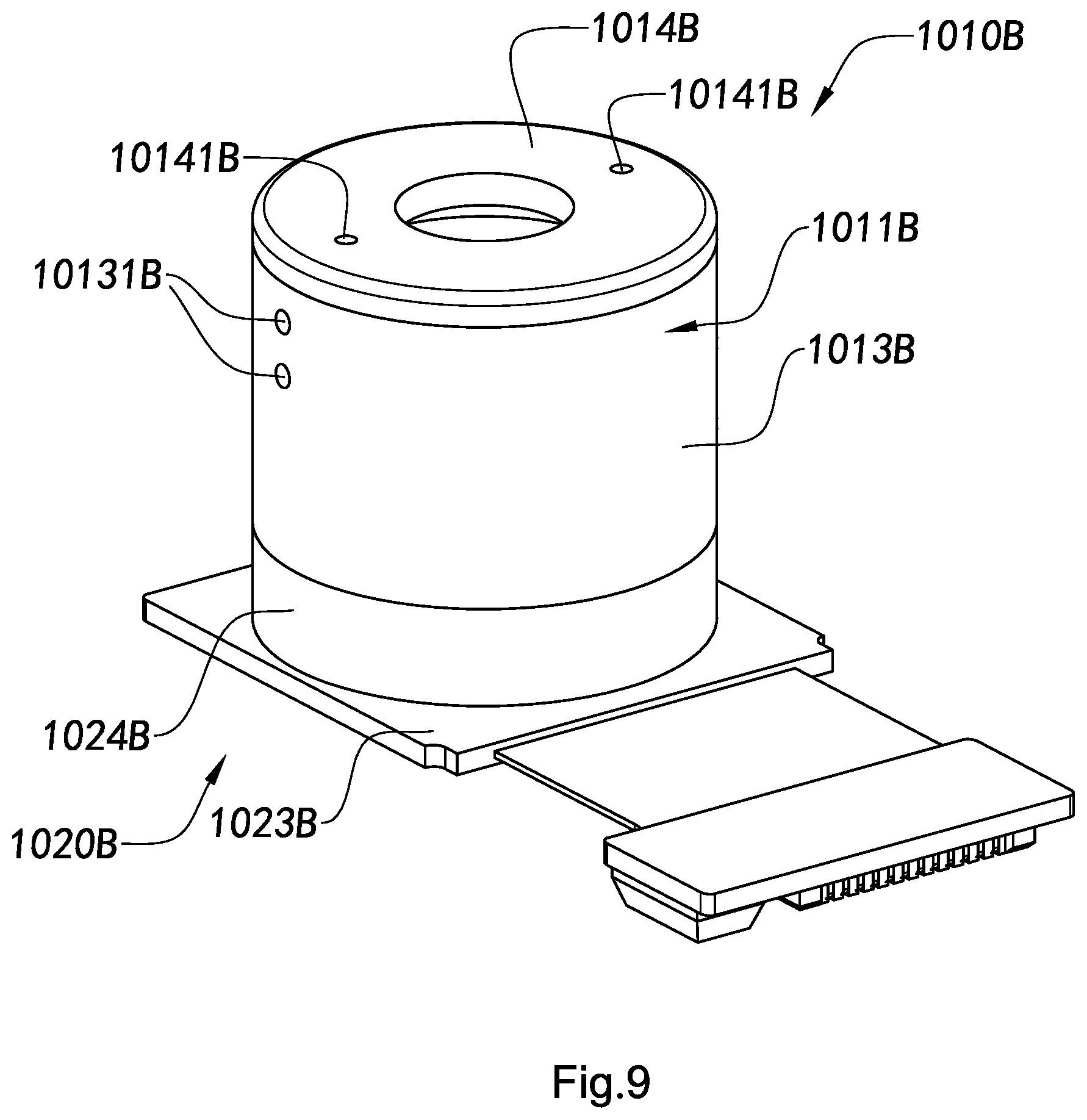Patent US12105350 Figure 9 – Adjustable optical lens and camera module and manufacturing method and applications thereof