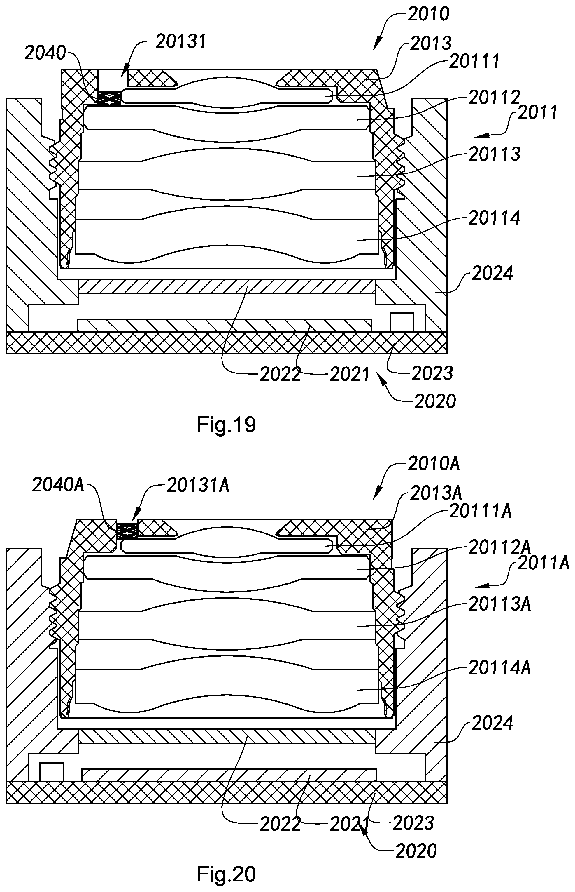 Patent US12105350 Figure 19 – Adjustable optical lens and camera module and manufacturing method and applications thereof
