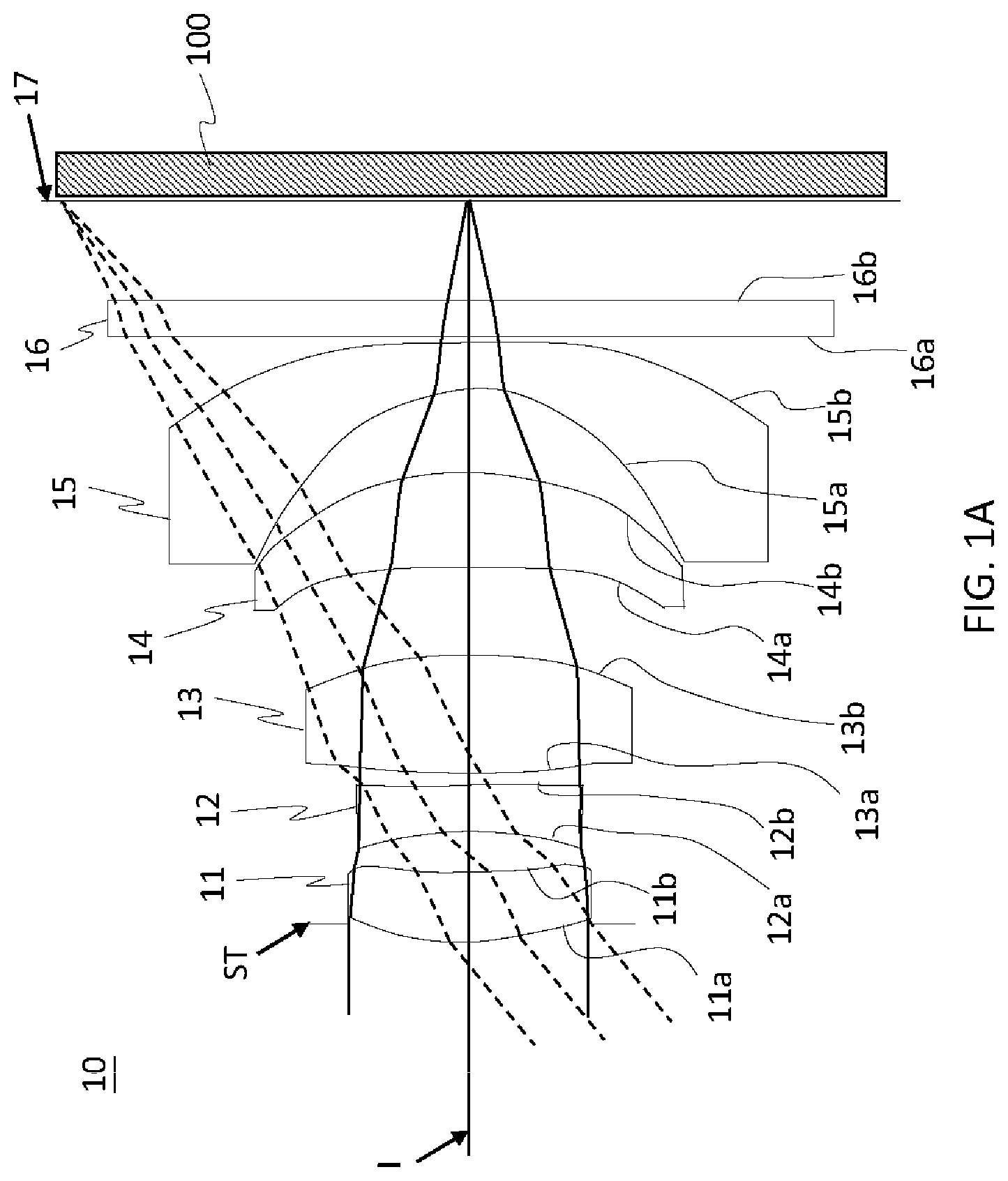 Patent US12105352 — Optical imaging lens, imaging device, and electronic device — Figure 1