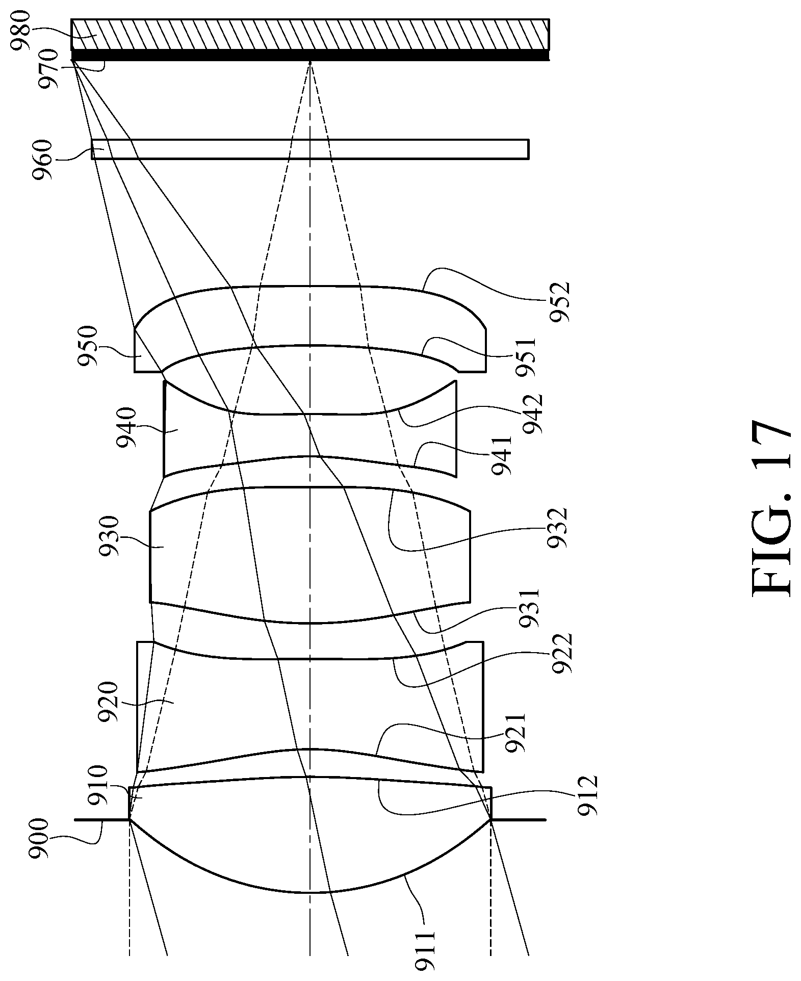 Patent US12105353 Figure 17 – Optical imaging lens system, image capturing unit and electronic device