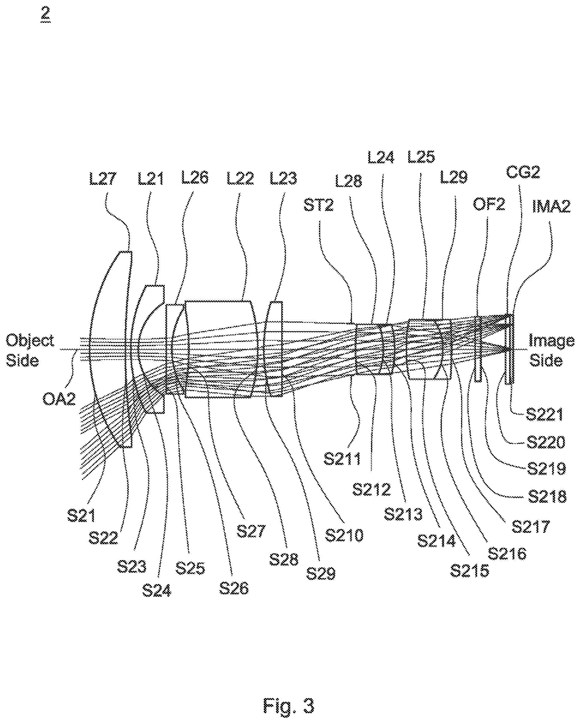 Patent US12105355 Figure 9 – Wide-angle lens assembly