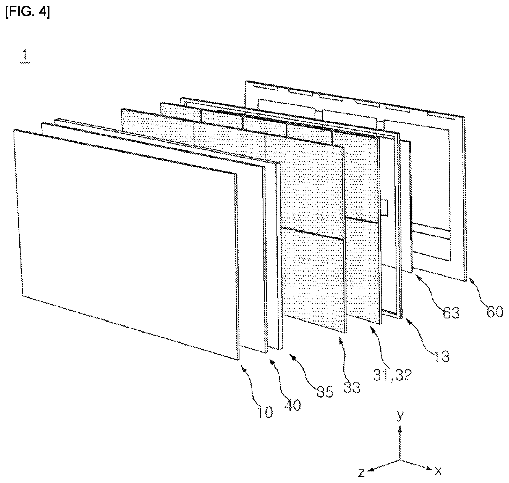 Patent US12105367 Figure 4 – Display device