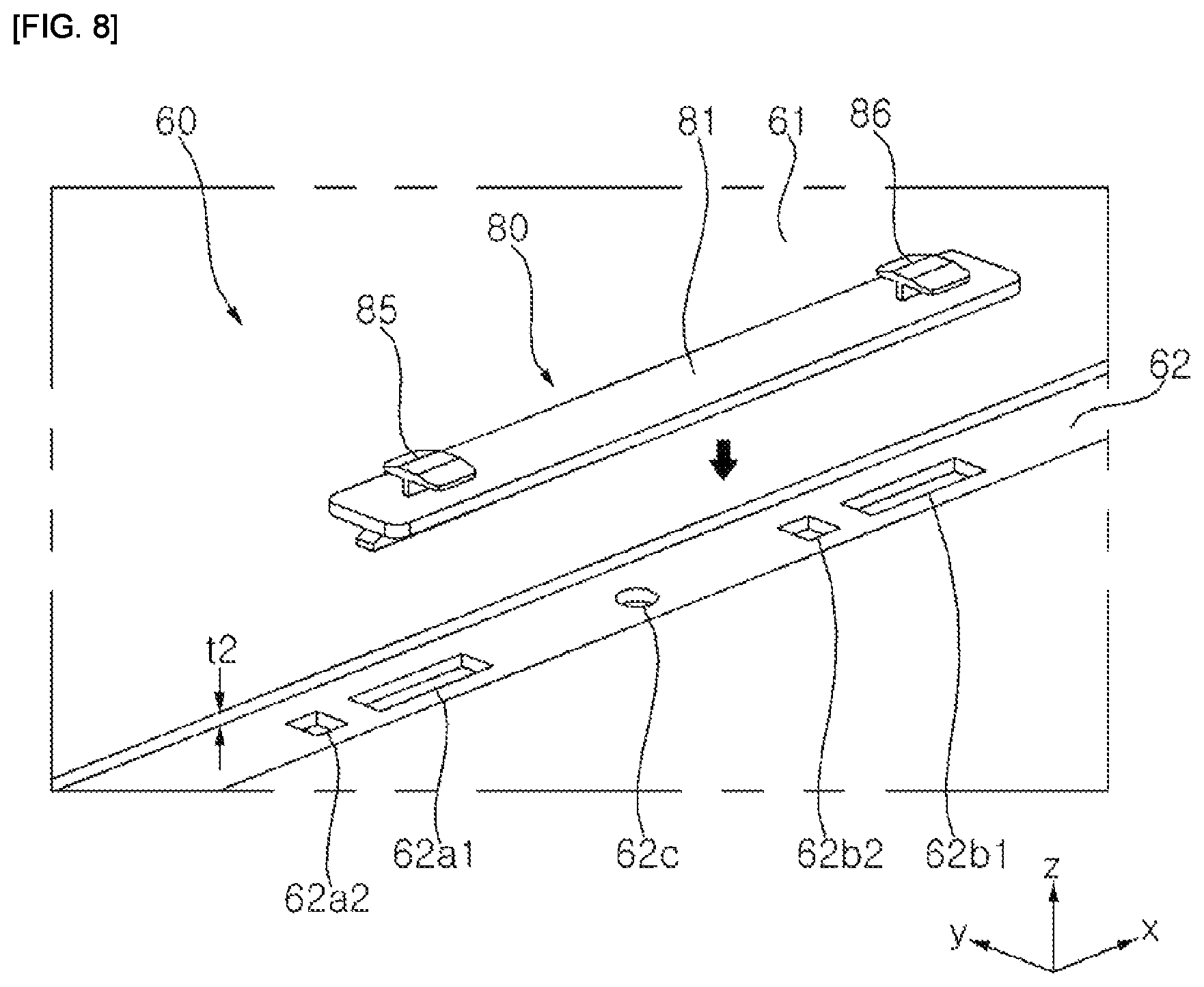 Patent US12105367 Figure 8 – Display device