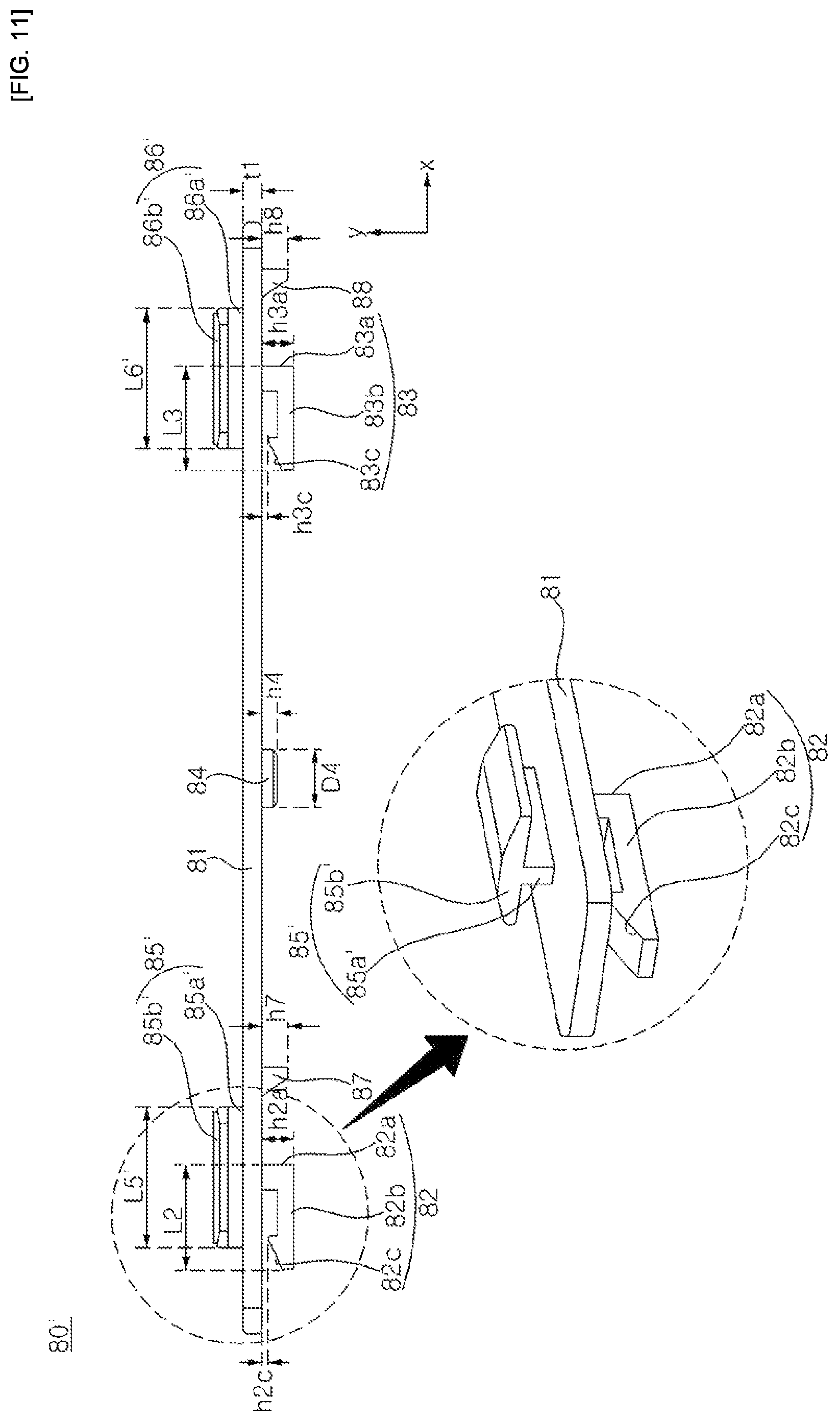 Patent US12105367 Figure 11 – Display device