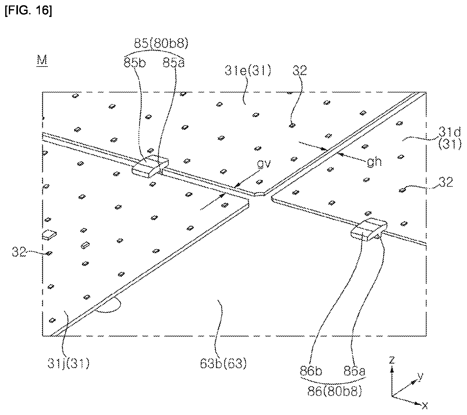 Patent US12105367 Figure 16 – Display device