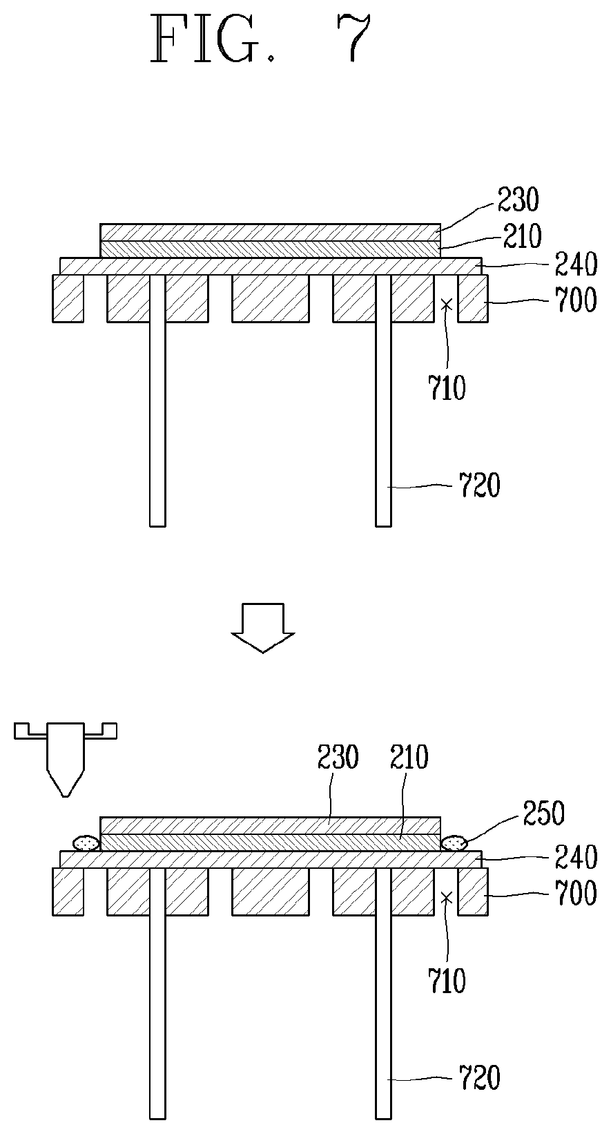 Patent US12105368 Figure 7 – Curved display device manufacturing method