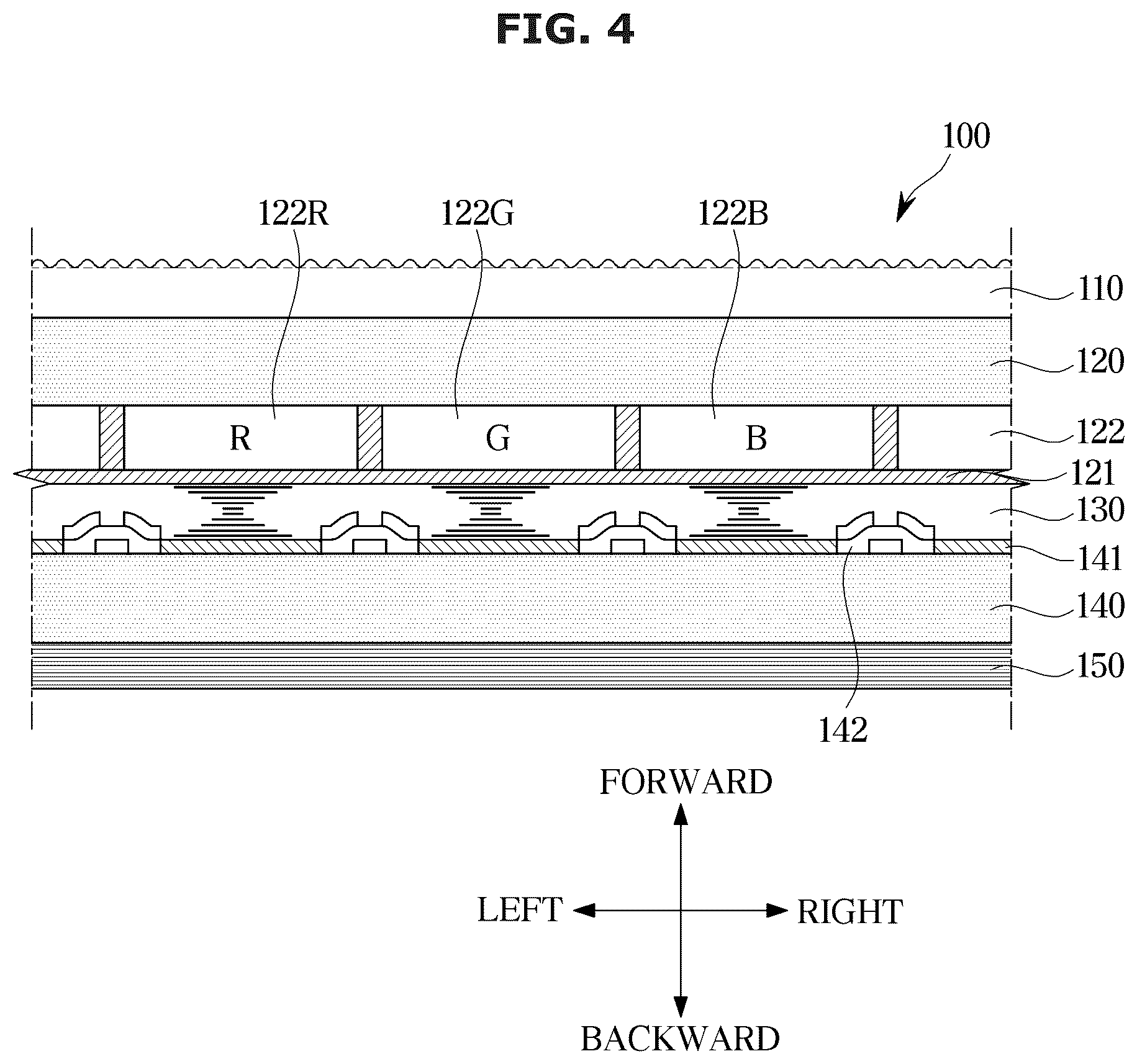 Patent US12105371 Figure 4 – Display apparatus