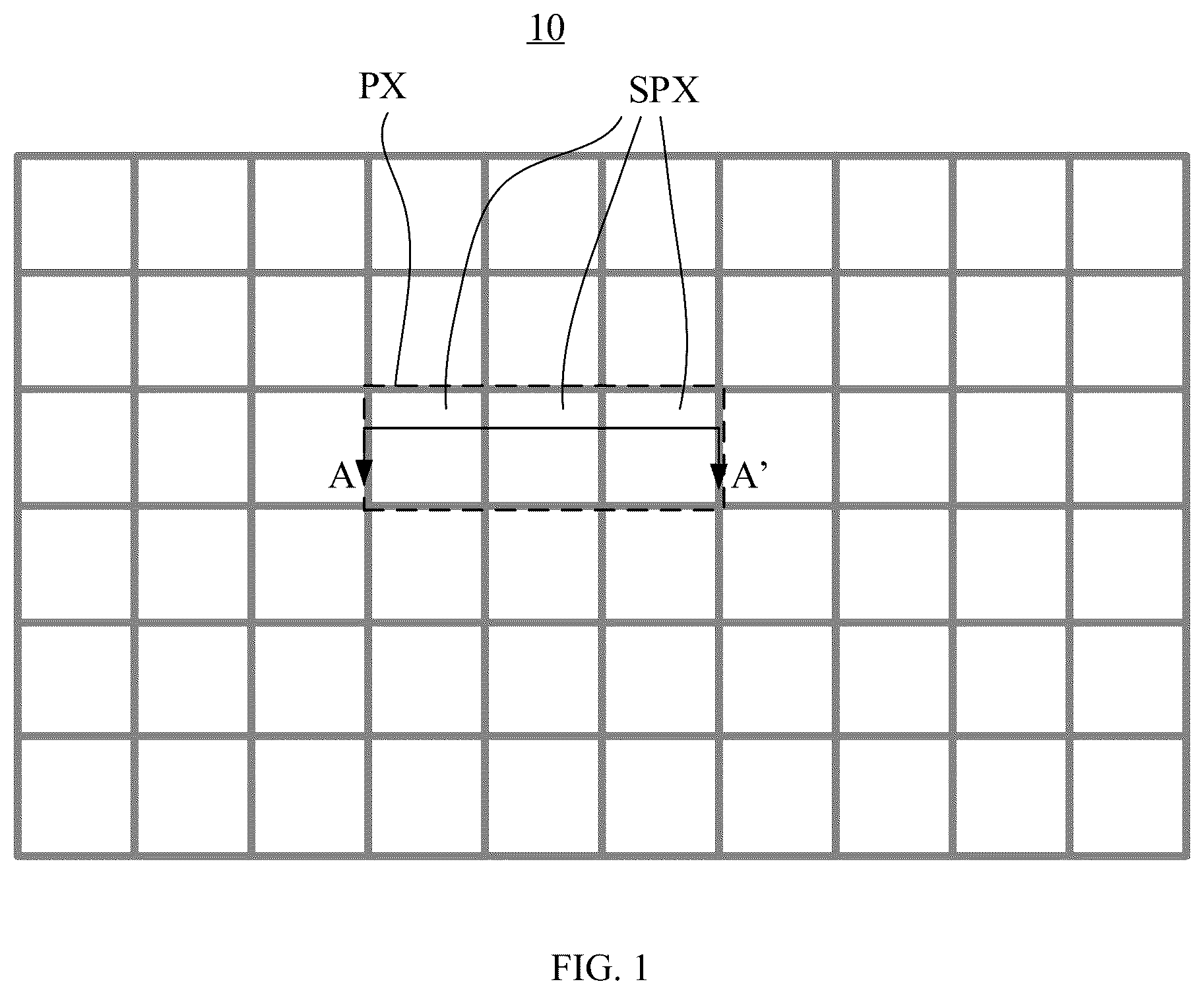 Patent US12105372 Figure 1 – Color film substrate, display panel and display device
