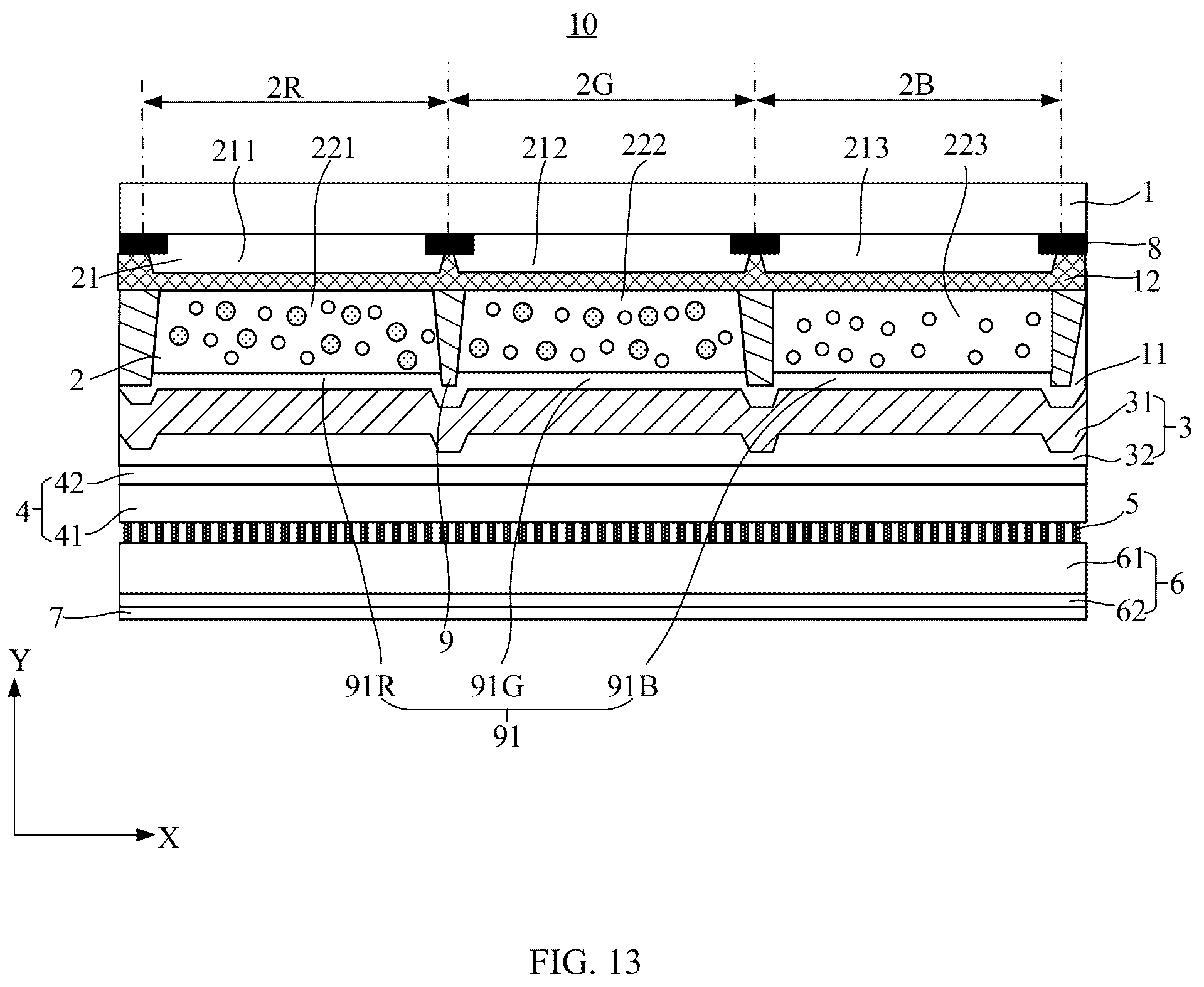 Patent US12105372 Figure 12 – Color film substrate, display panel and display device