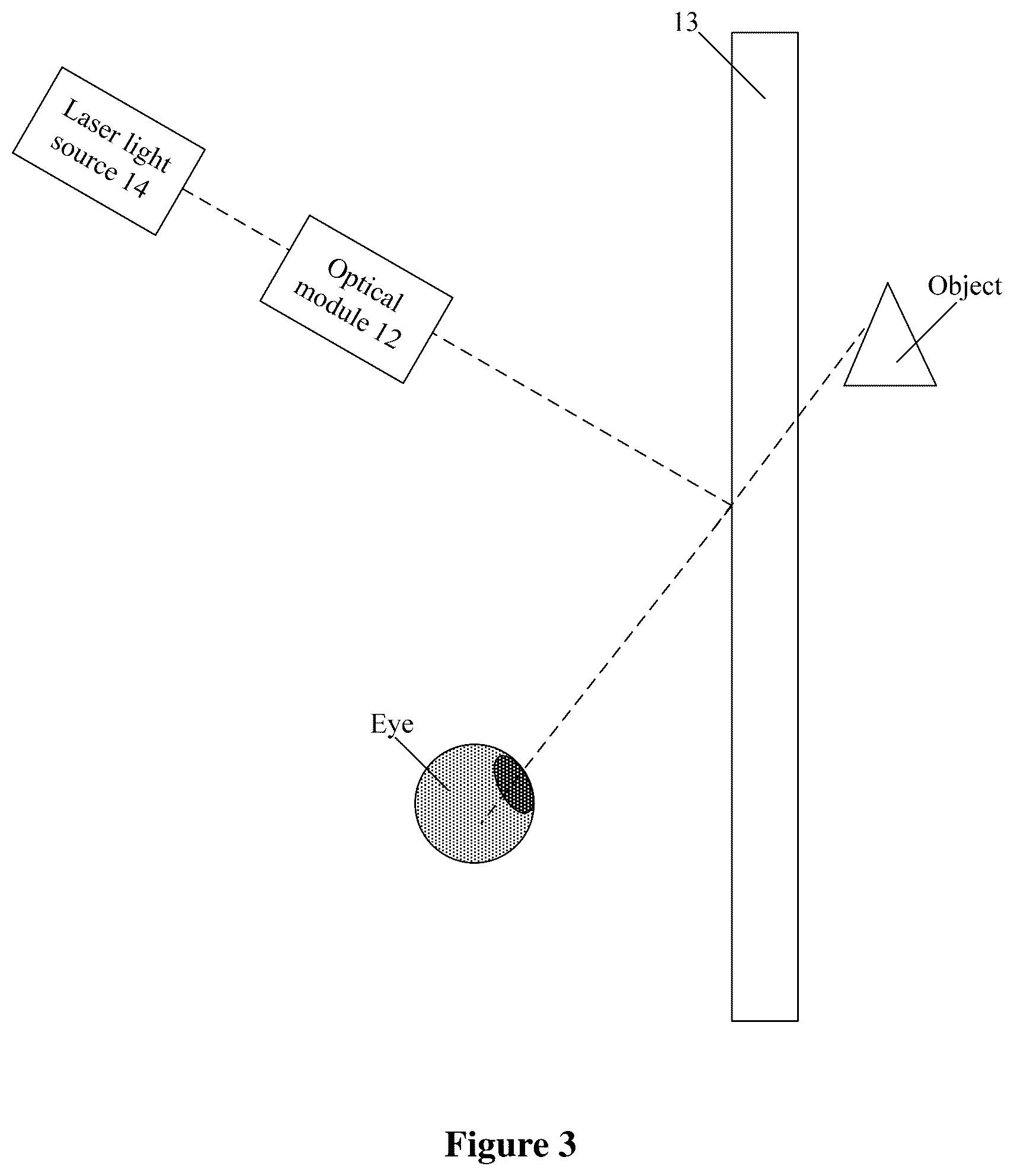Patent US12105374 Figure 3 – Liquid crystal coherent transparent display screen and liquid crystal-laser transparent display system