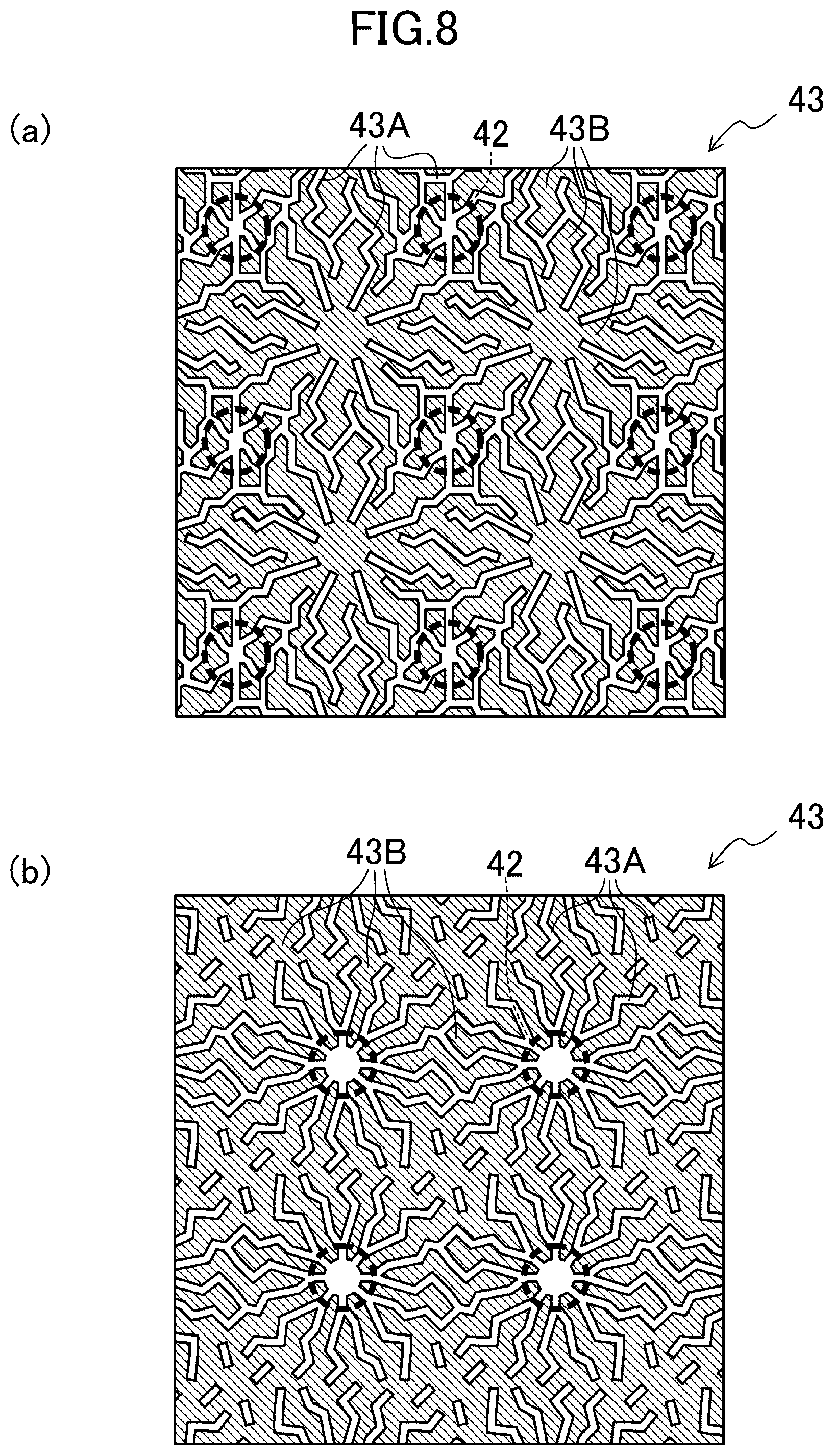 Patent US12105378 Figure 8 – Light diffusion sheet, backlight unit, liquid crystal display device, information apparatus, and method for manufacturing light diffusion sheet