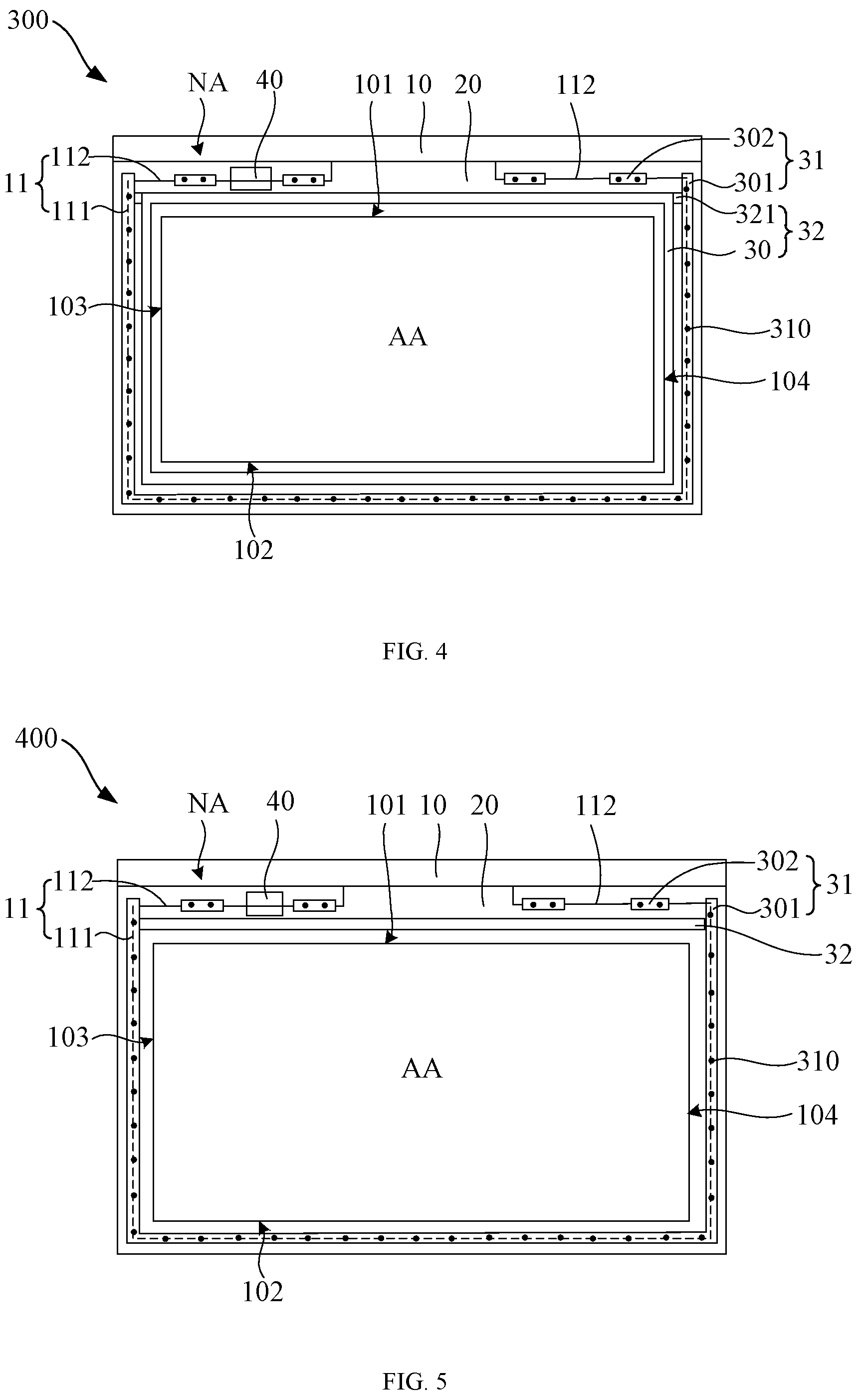 Patent US12105381 Figure 3 – Display panel and manufacturing method thereof