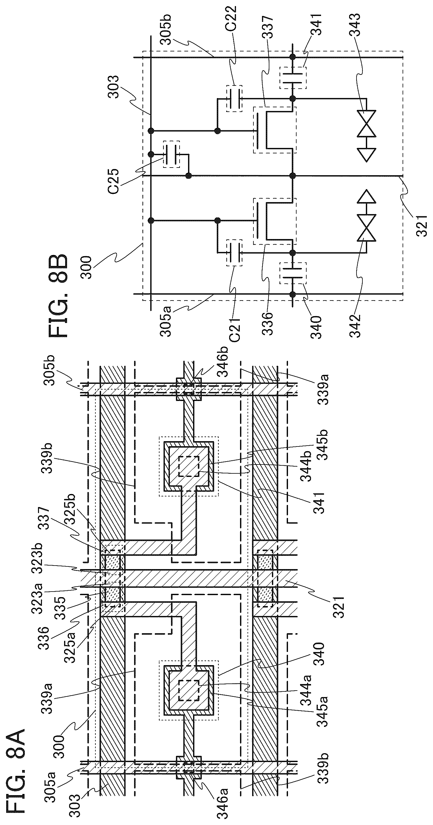 Patent US12105384 Figure 8 – Display device