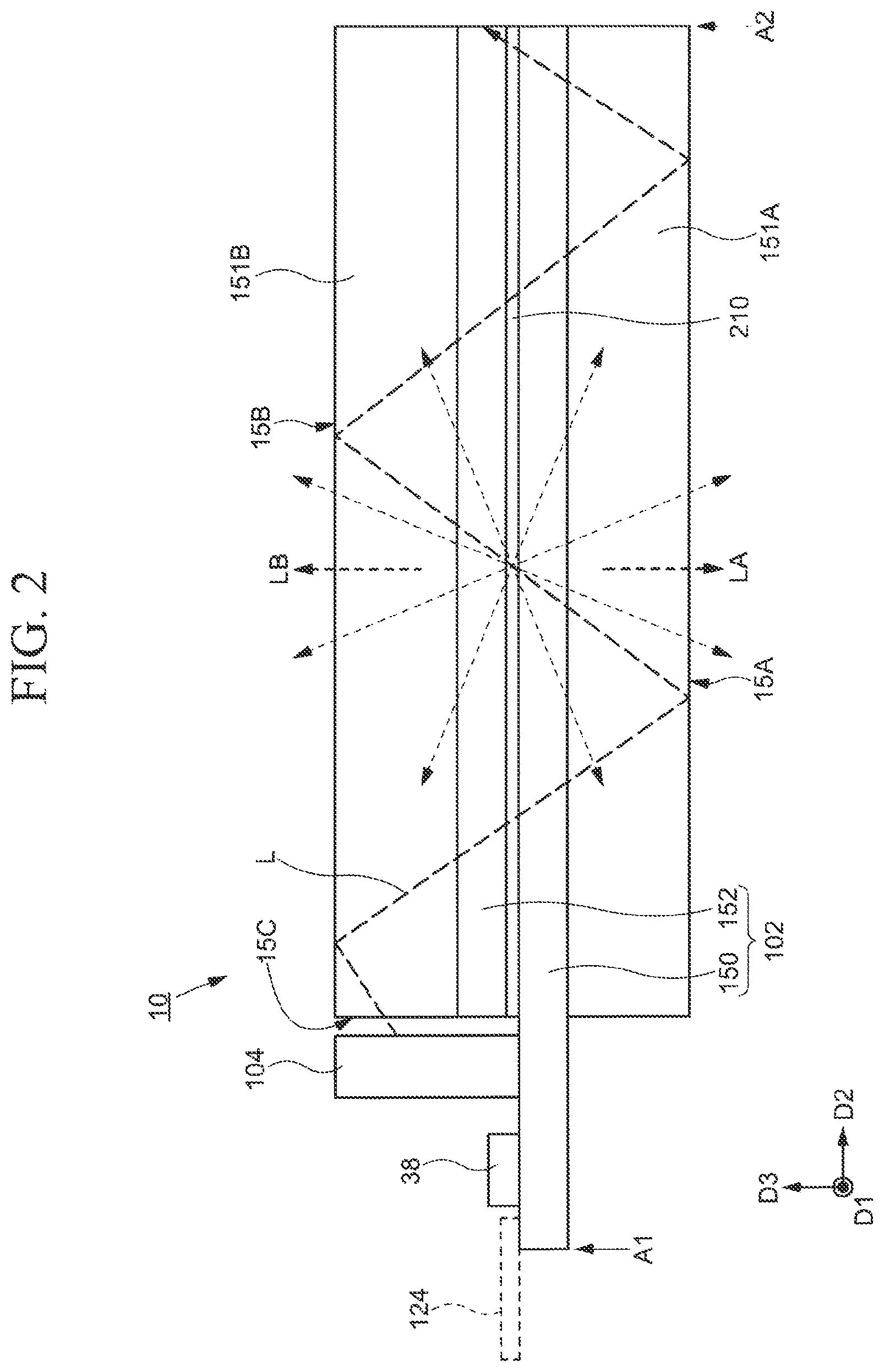 Patent US12105388 Figure 2 – Display device
