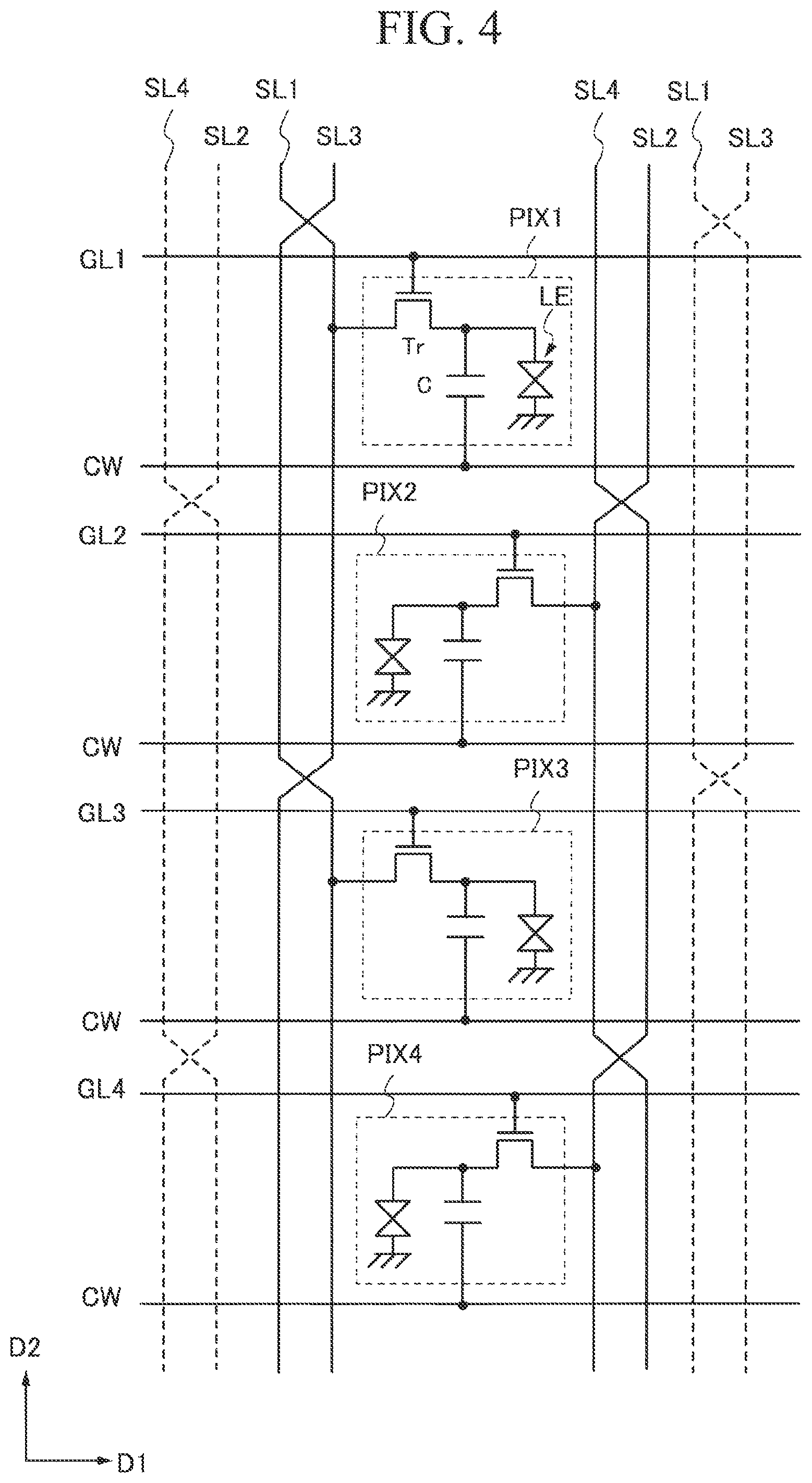 Patent US12105388 Figure 4 – Display device