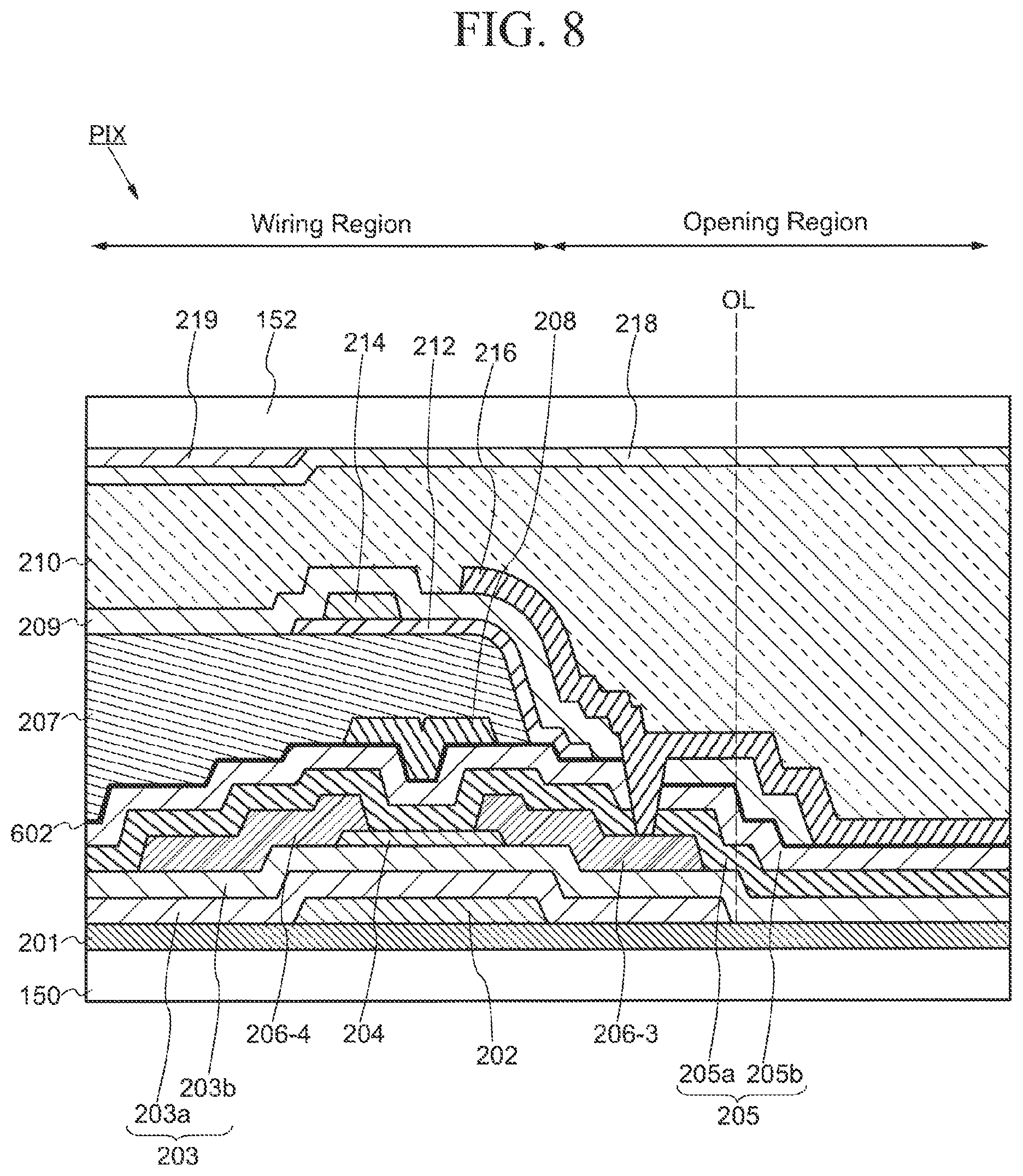 Patent US12105388 Figure 8 – Display device
