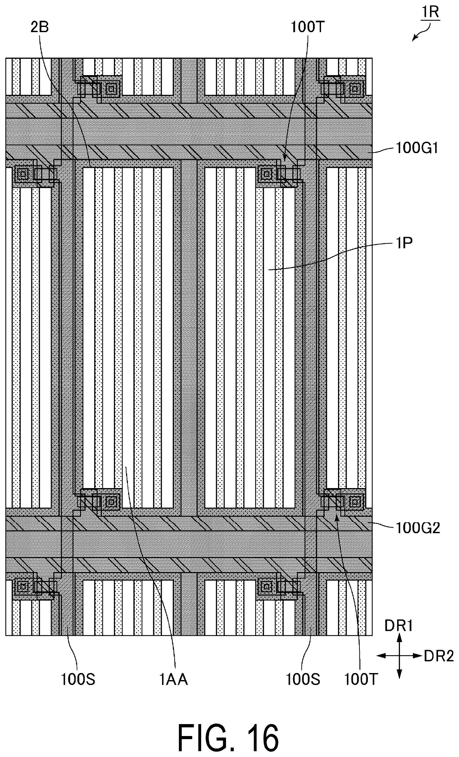 Patent US12105389 Figure 16 – Display panel