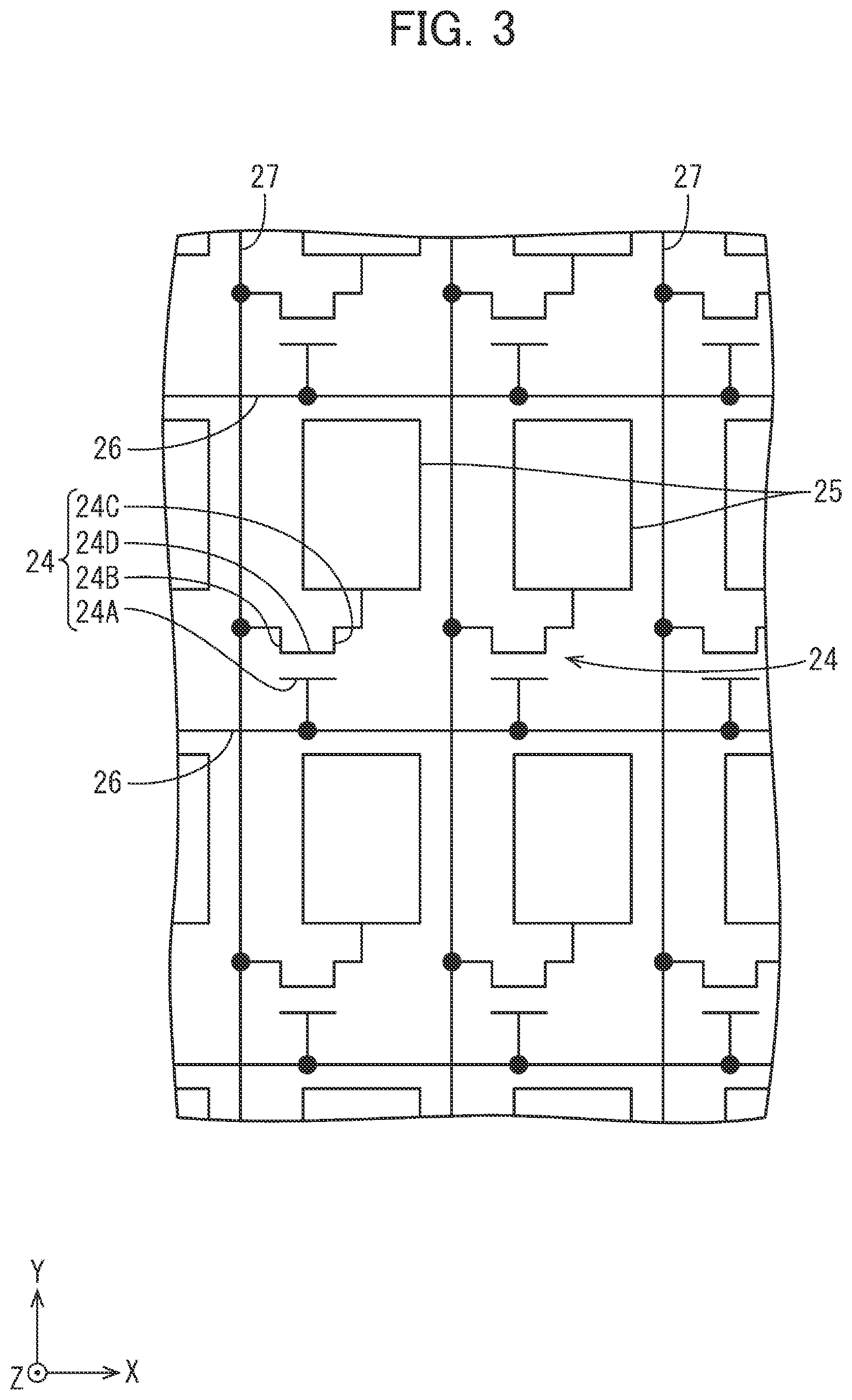 Patent US12105392 Figure 3 – Display device
