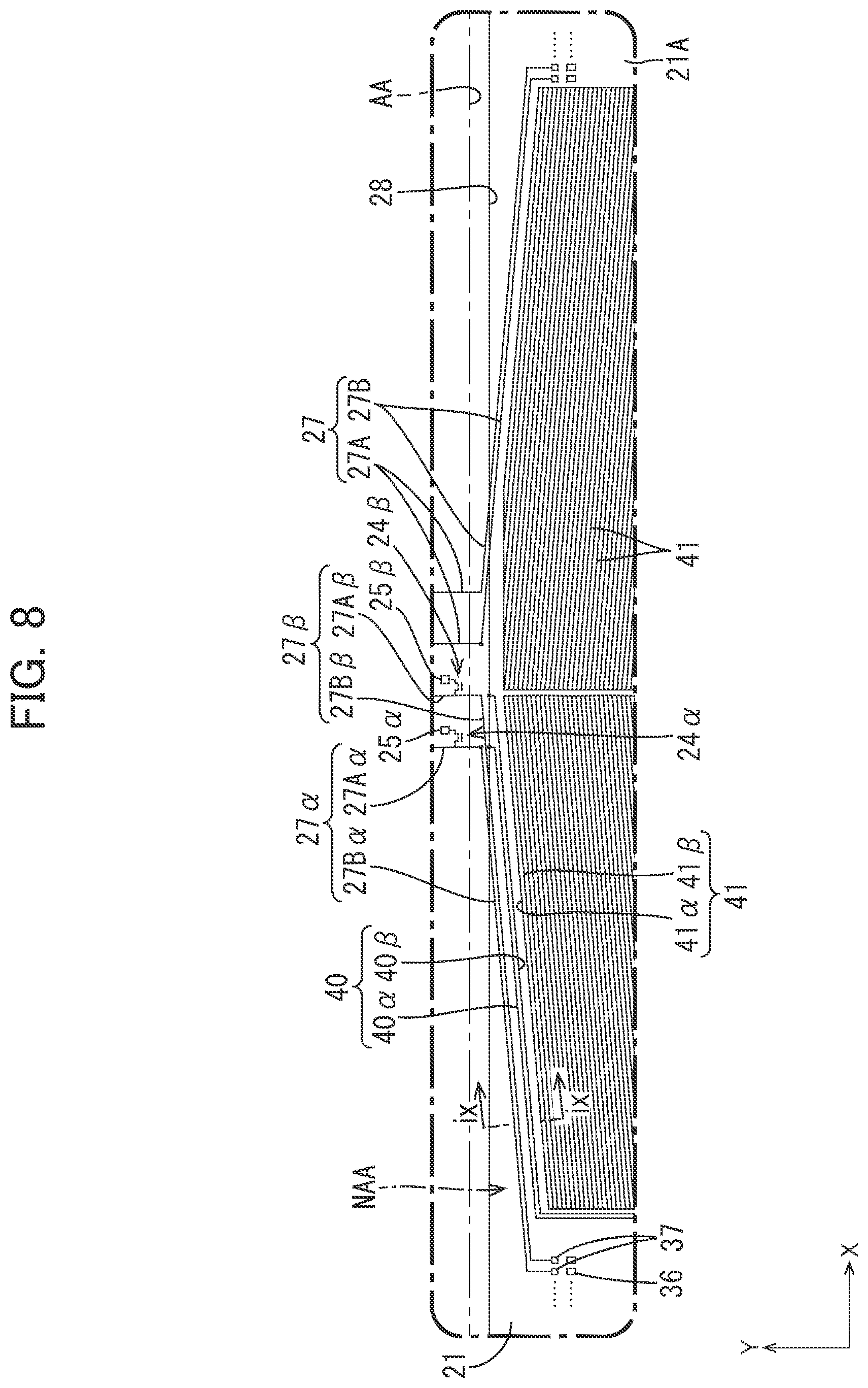 Patent US12105392 Figure 8 – Display device