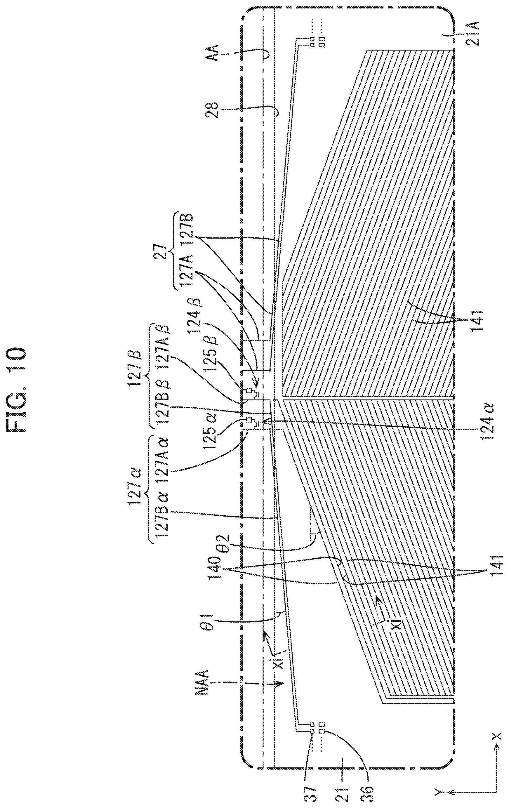 Patent US12105392 Figure 10 – Display device